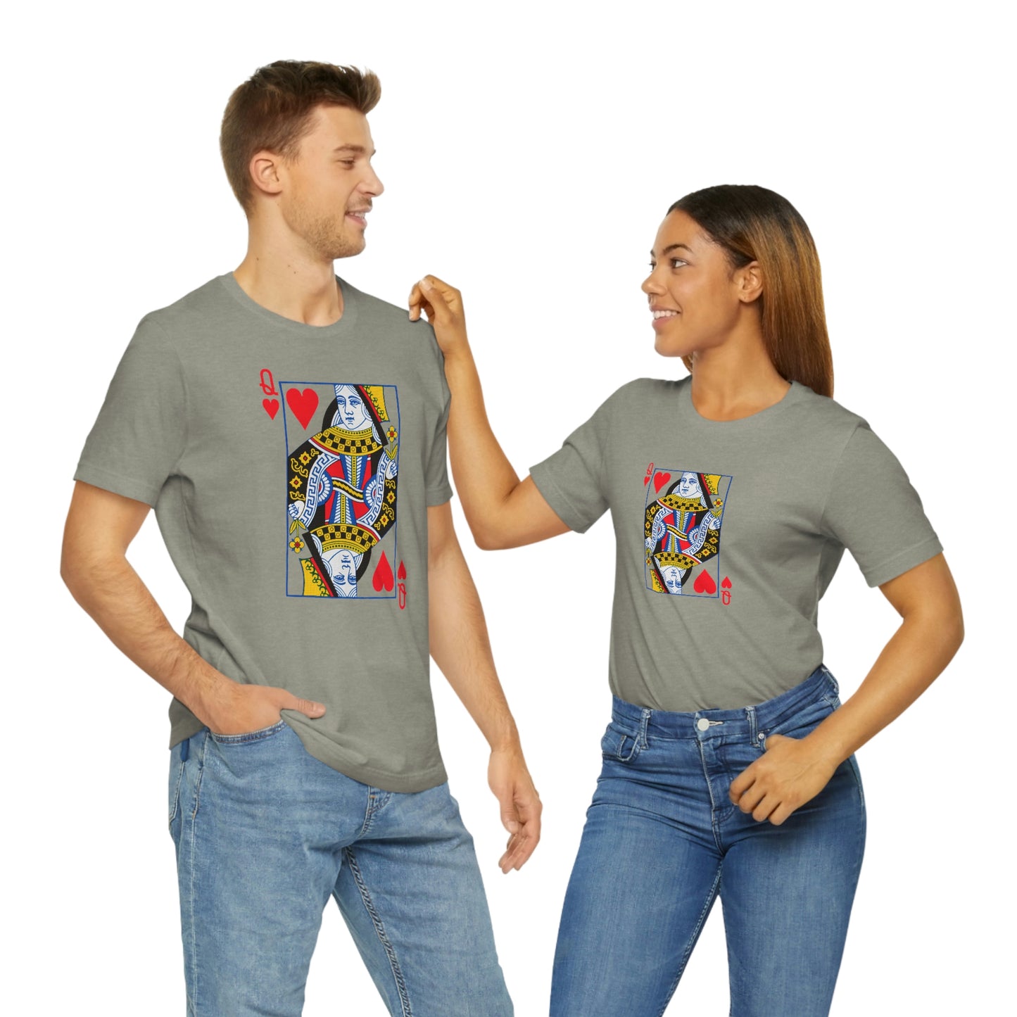 "Queen of Hearts" Unisex Jersey Short Sleeve Tee