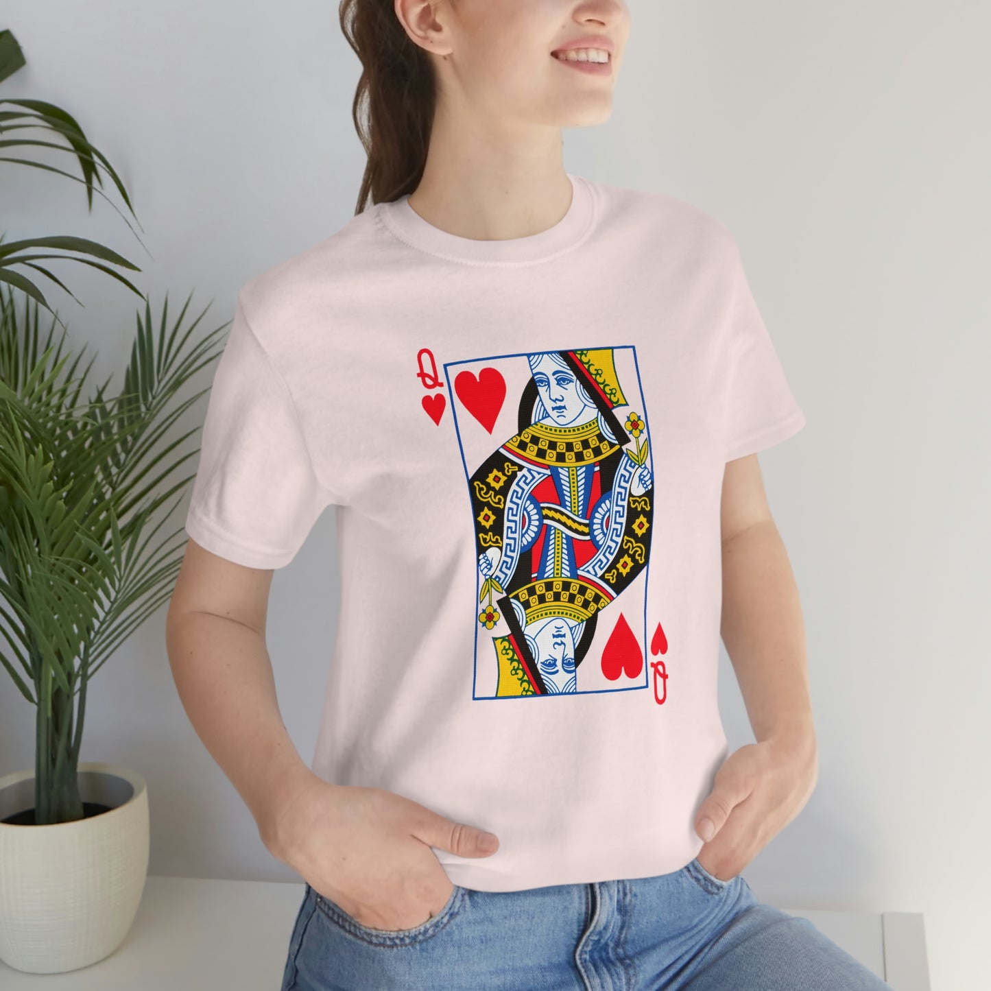 "Queen of Hearts" Unisex Jersey Short Sleeve Tee