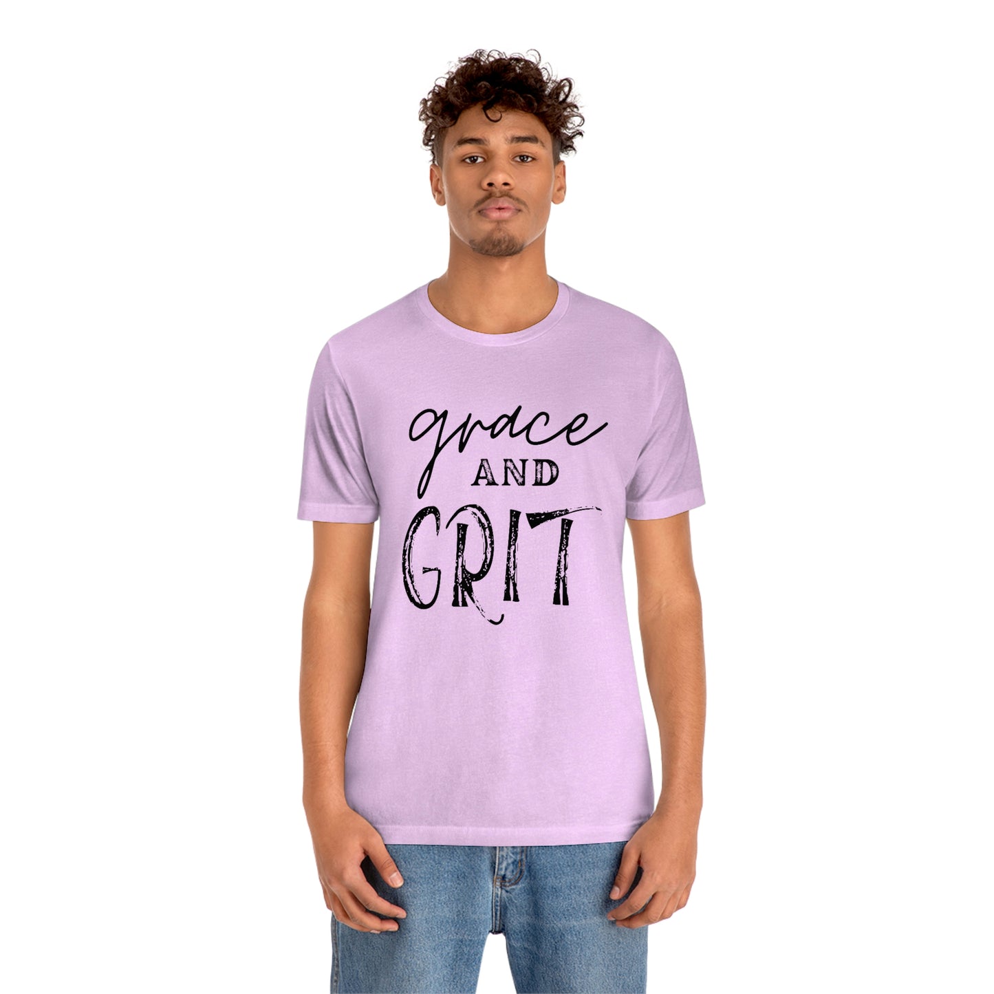 "Grace and Grit" Unisex Jersey Short Tee