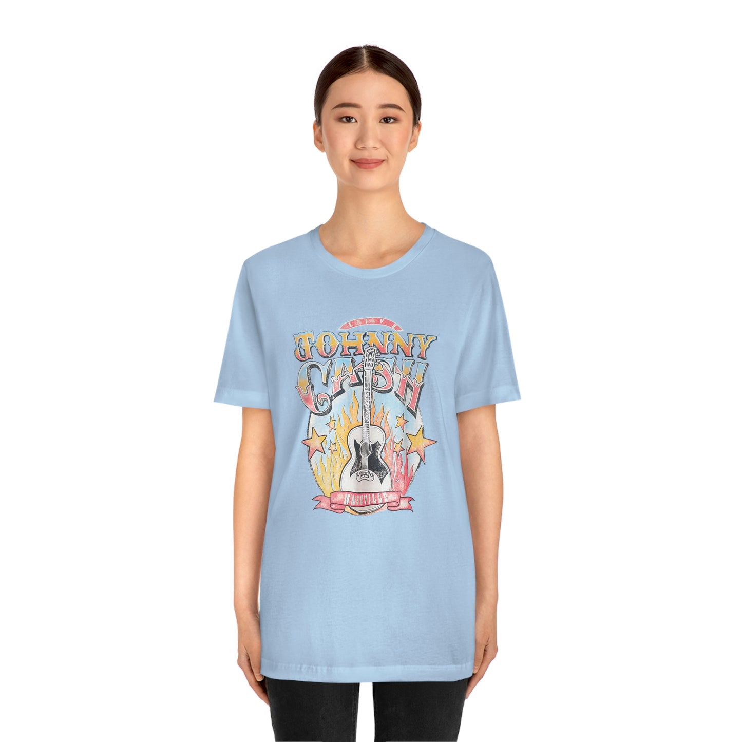 "Johnny Cash" Unisex Jersey Short Sleeve Tee
