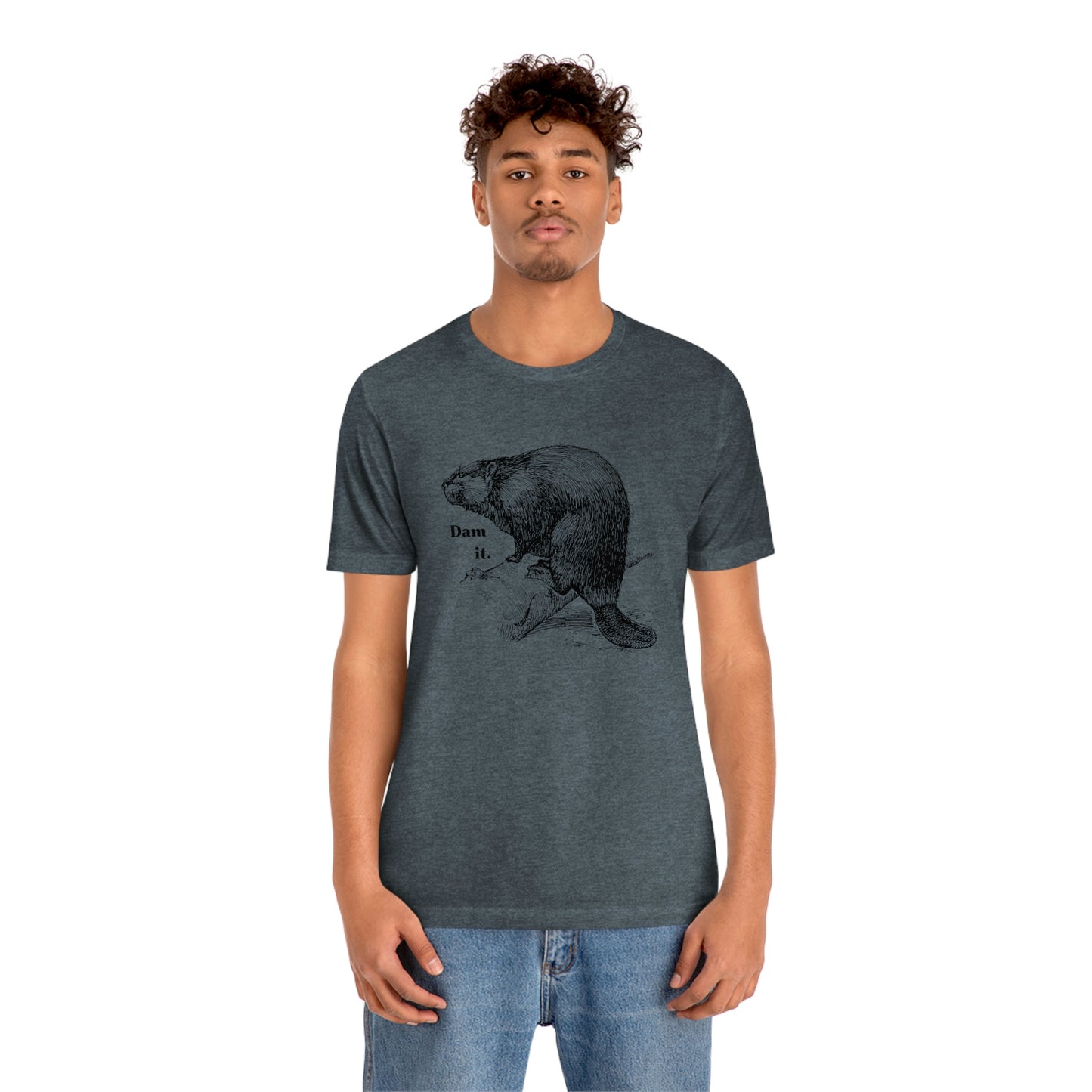 "Dam it" Bella Canvas Graphic Short Sleeve Tee