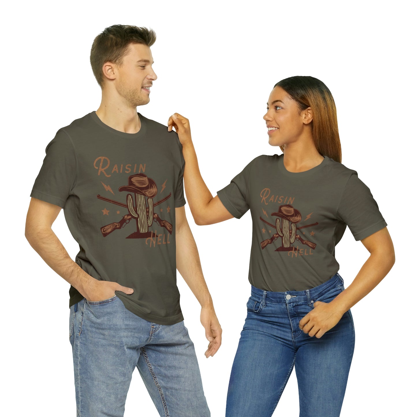 "Raisin Hell" Bella Canvas Short Sleeve Tee