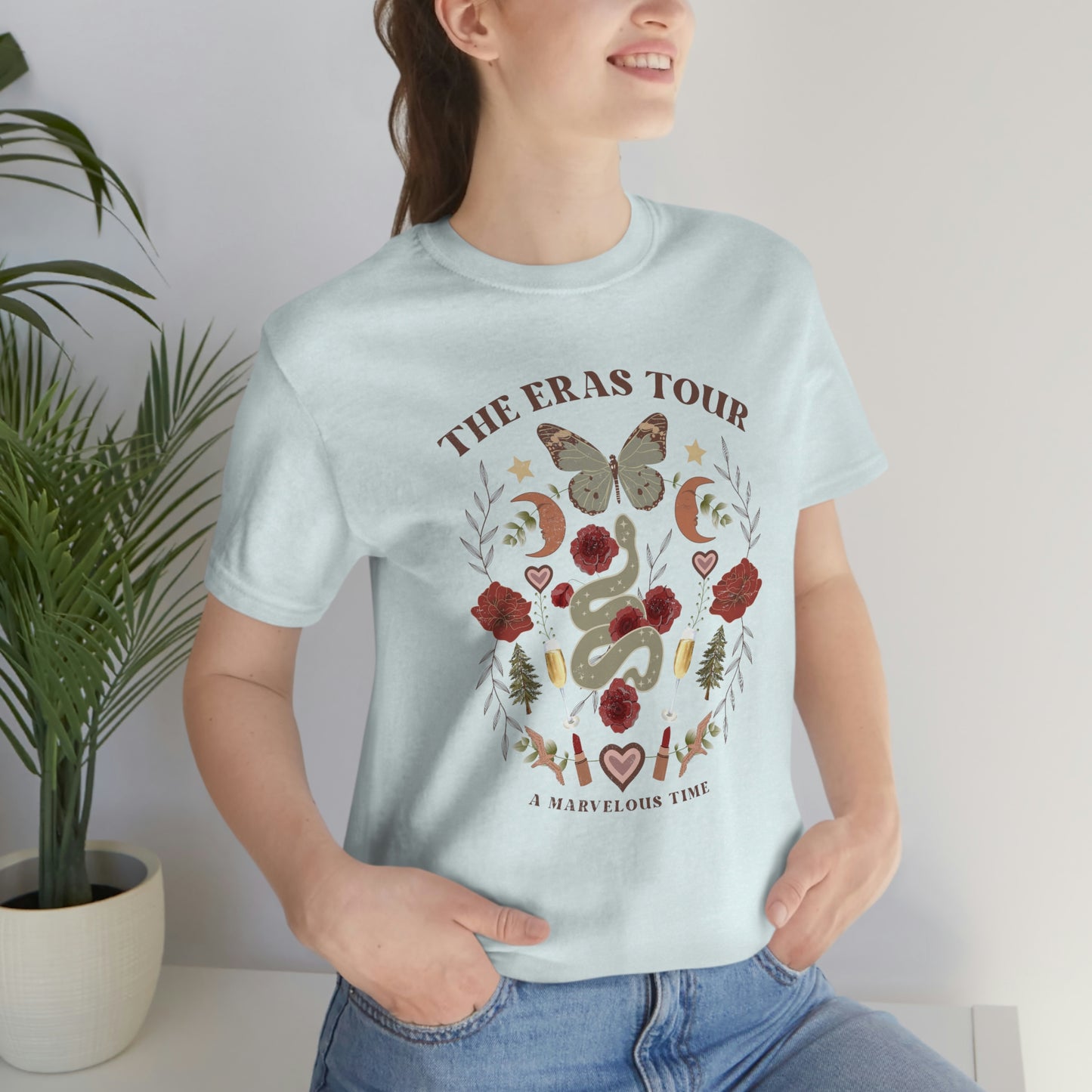 Taylor Swift Eras Tour 1989 Midnights Bella Canvas Unisex Jersey Short Sleeve Tee