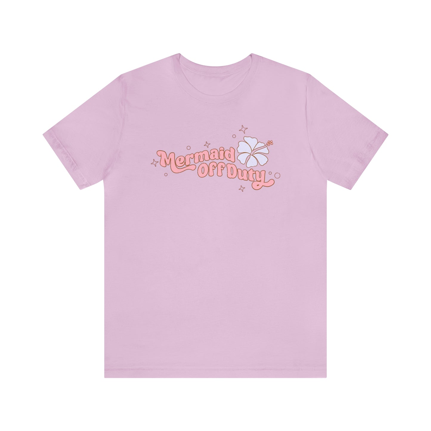 "Mermaid Off Duty" Bella Canvas Short Sleeve Tee
