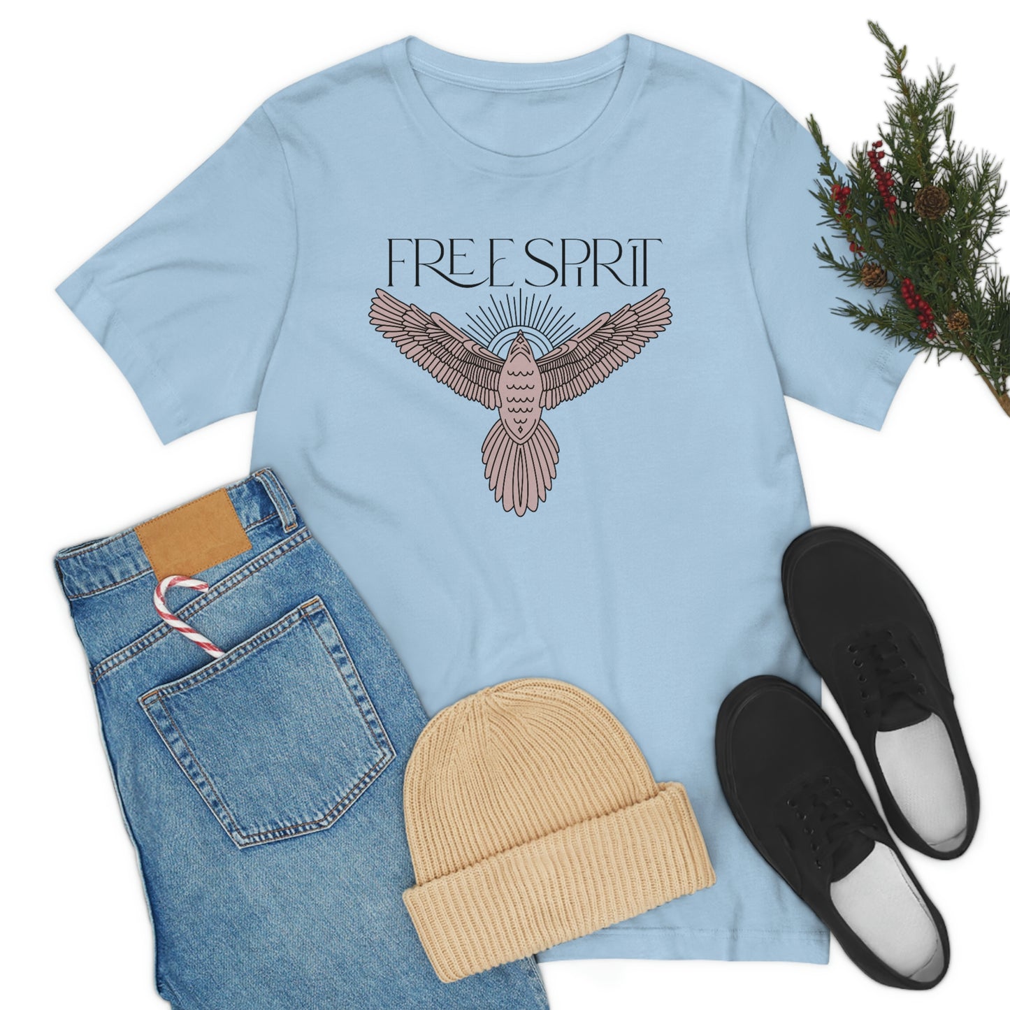 "Free Spirit" Bella Canvas Unisex Jersey Short Sleeve Tee