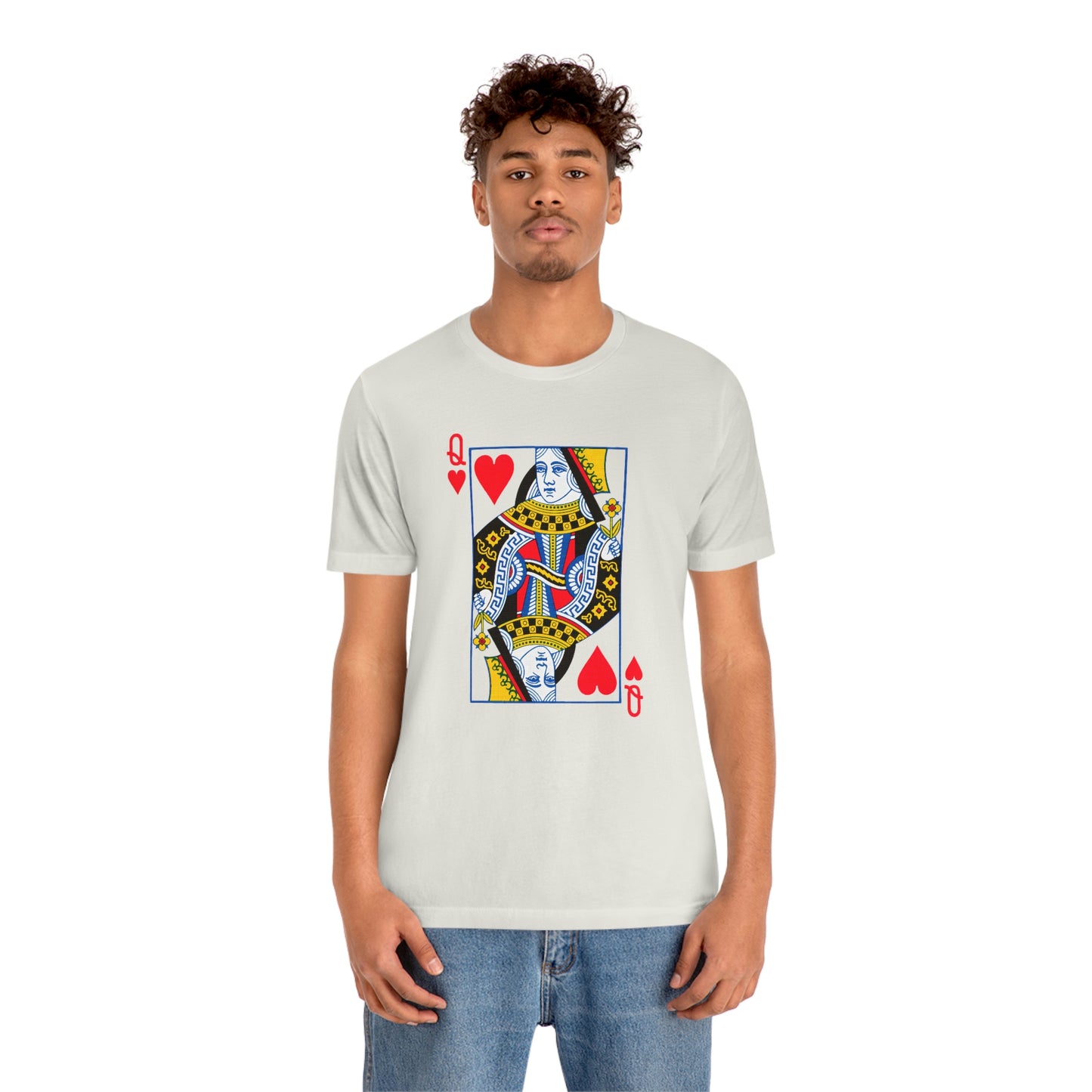 "Queen of Hearts" Unisex Jersey Short Sleeve Tee
