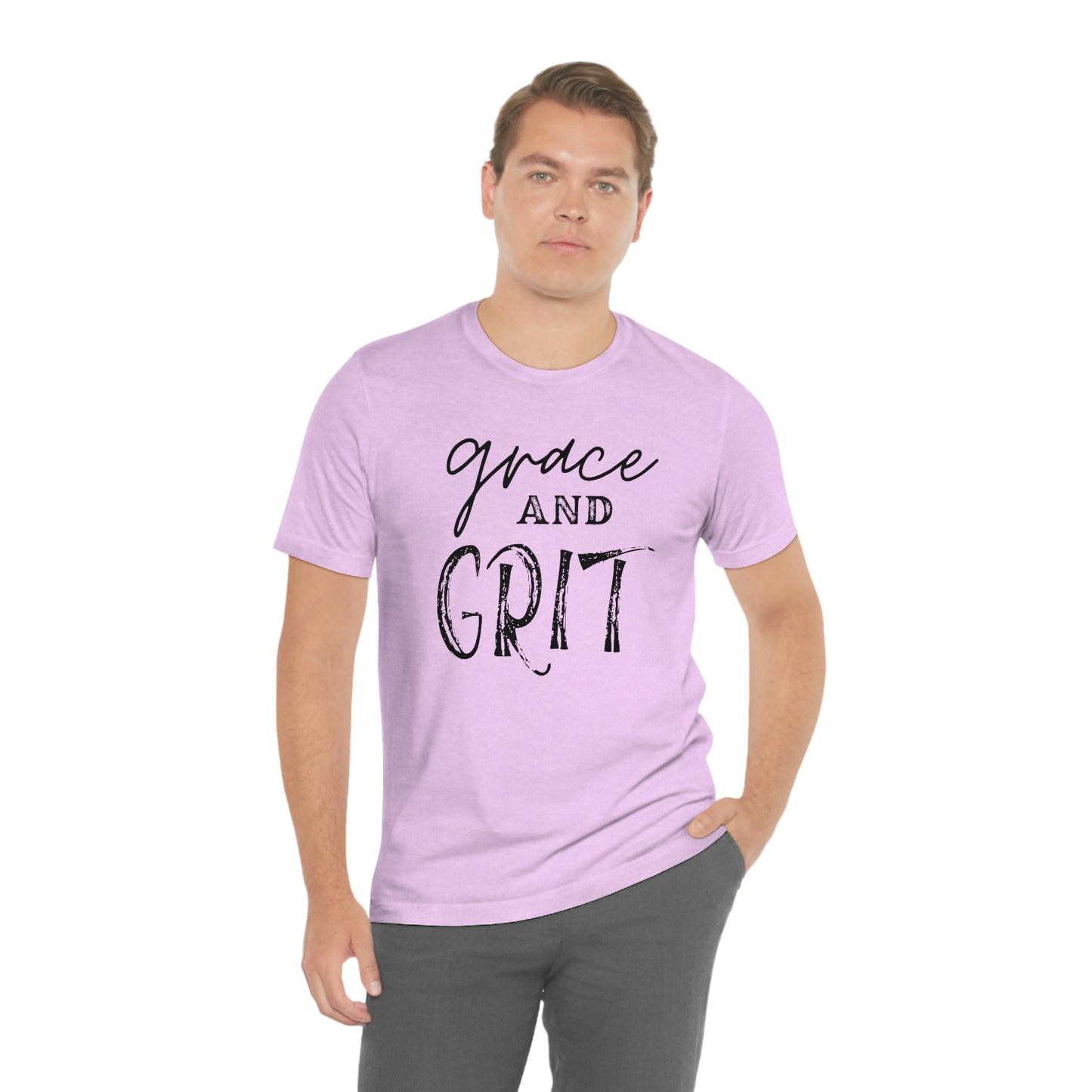 "Grace and Grit" Unisex Jersey Short Tee
