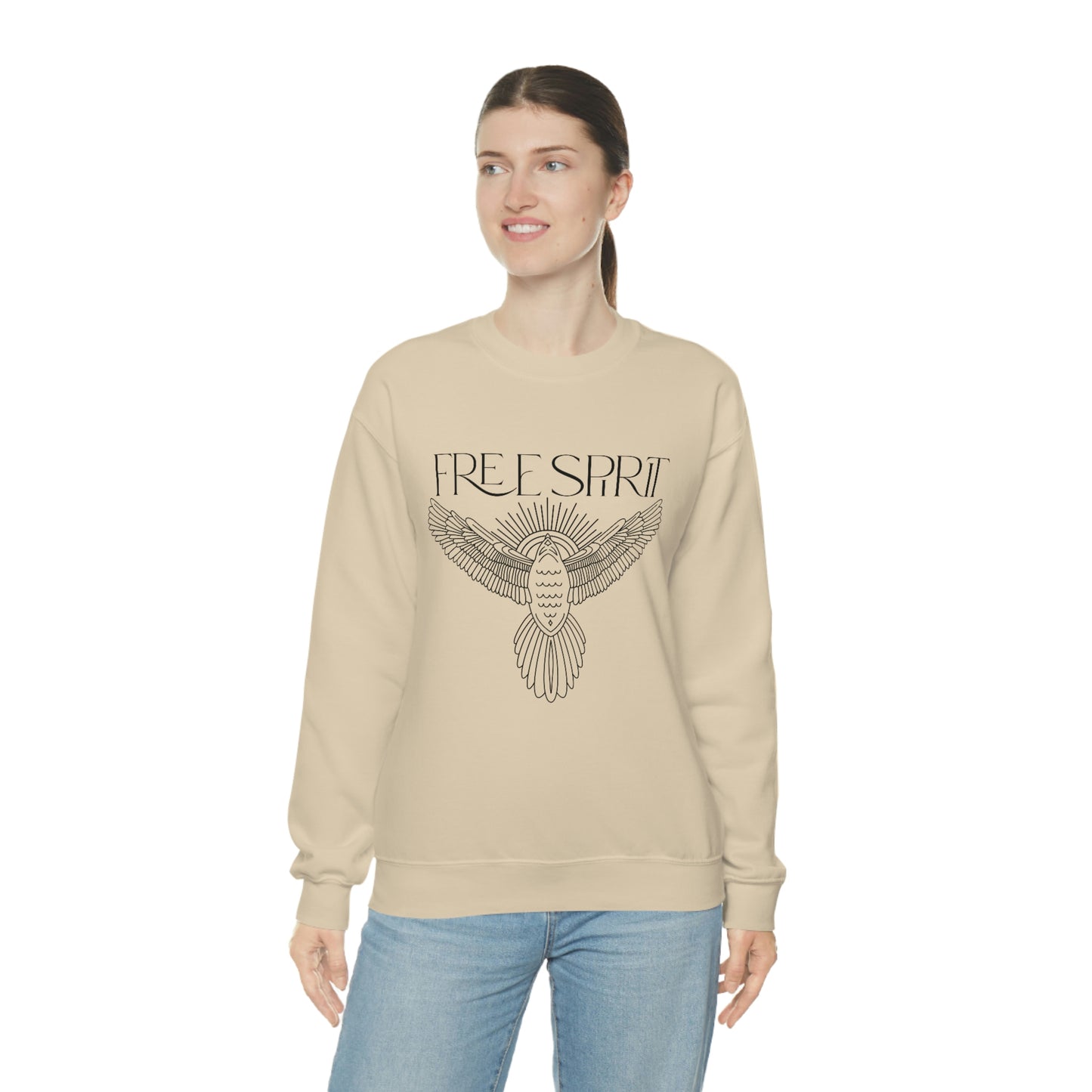"Free Spirit" Unisex Crewneck Sweatshirt