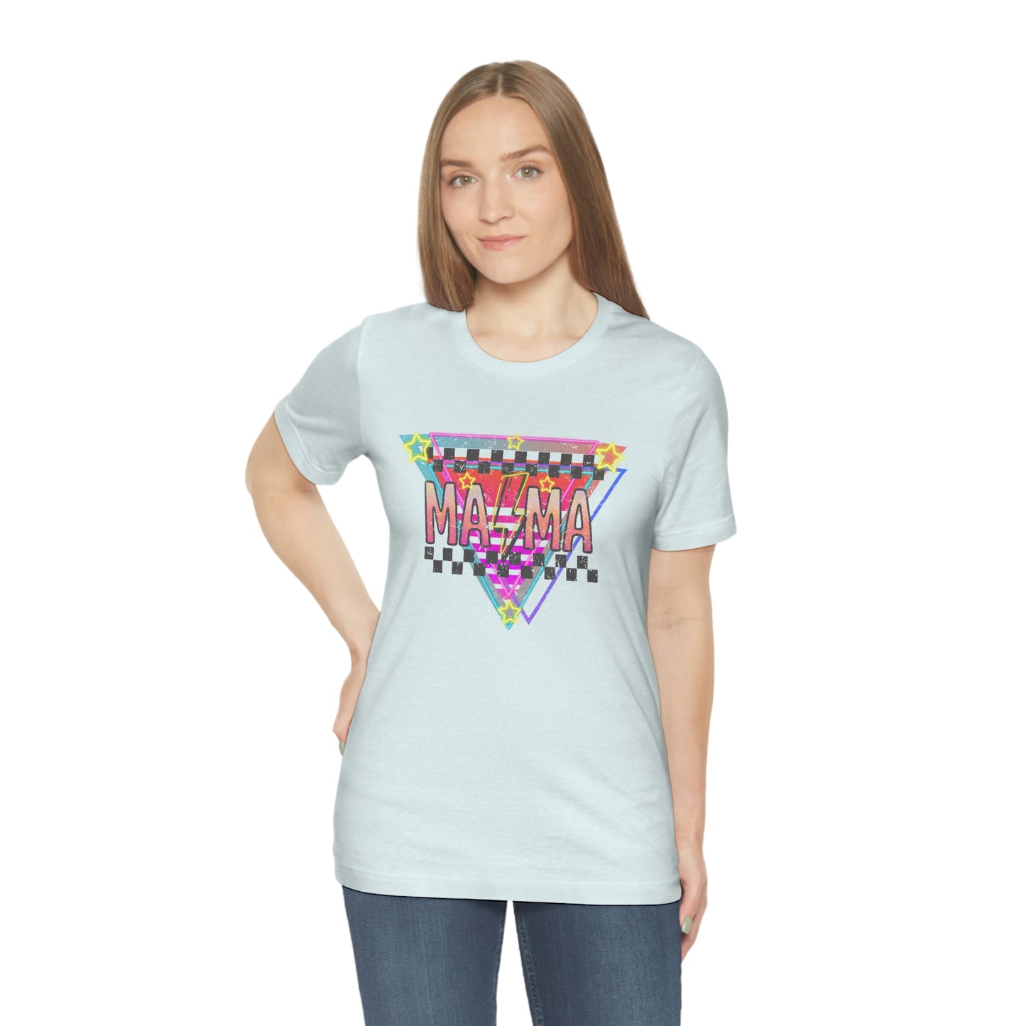 "Retro MAMA" Unisex Jersey Short Sleeve Tee