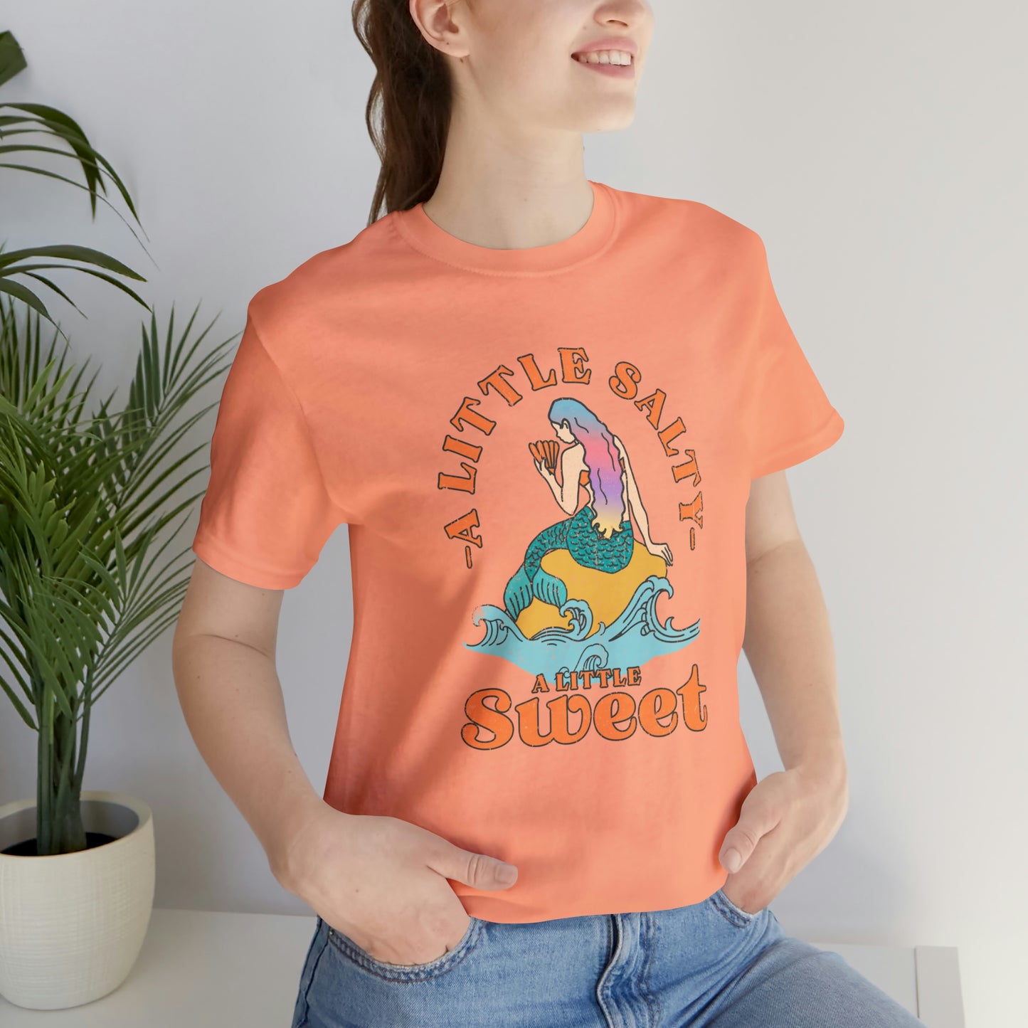 "A Little Salty, A Little Sweet" Bella Canvas Unisex Jersey Short Sleeve Tee
