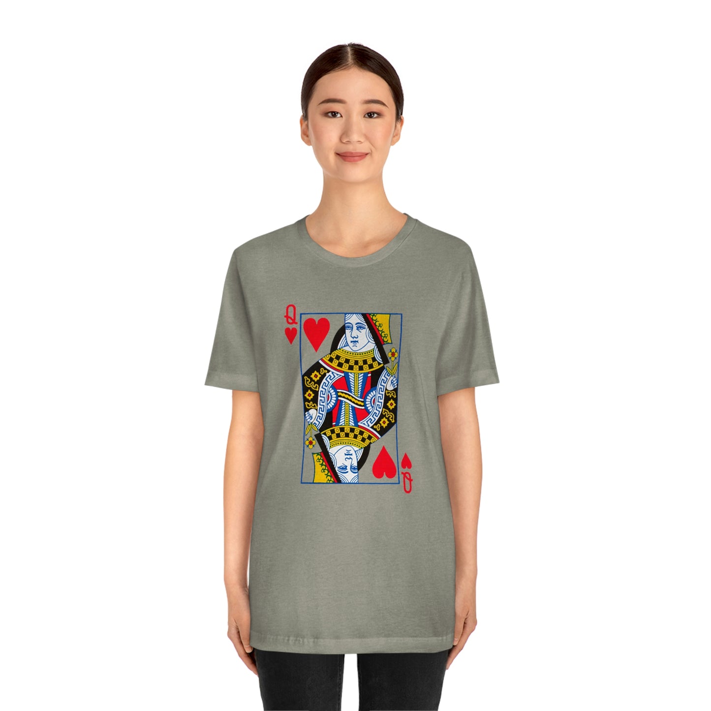 "Queen of Hearts" Unisex Jersey Short Sleeve Tee