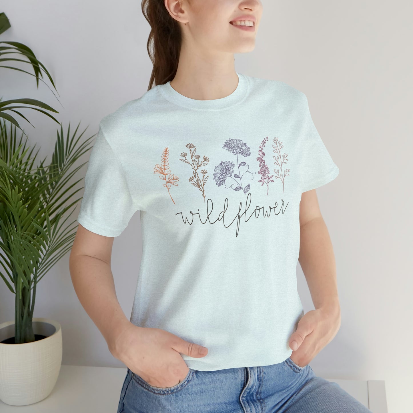 "Wildflower" Bella Canvas Short Sleeve Tee