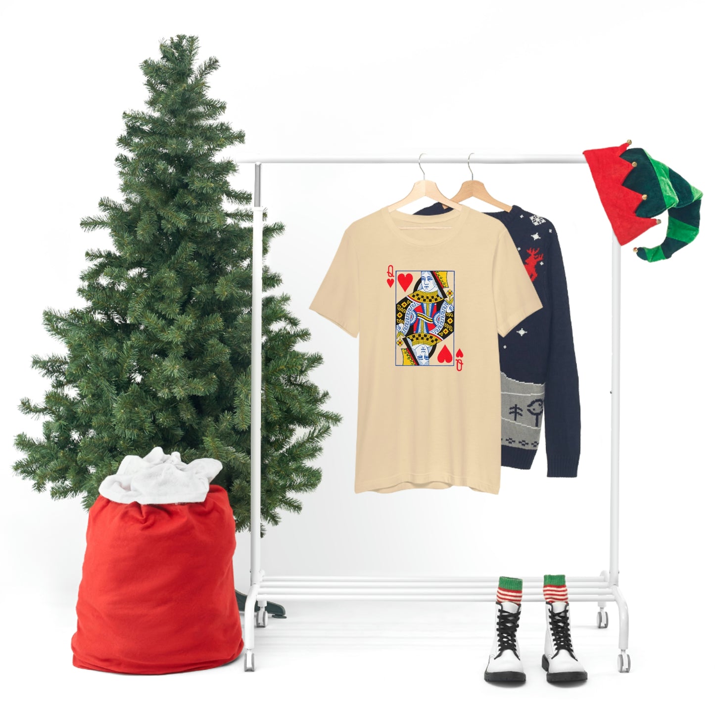 "Queen of Hearts" Unisex Jersey Short Sleeve Tee