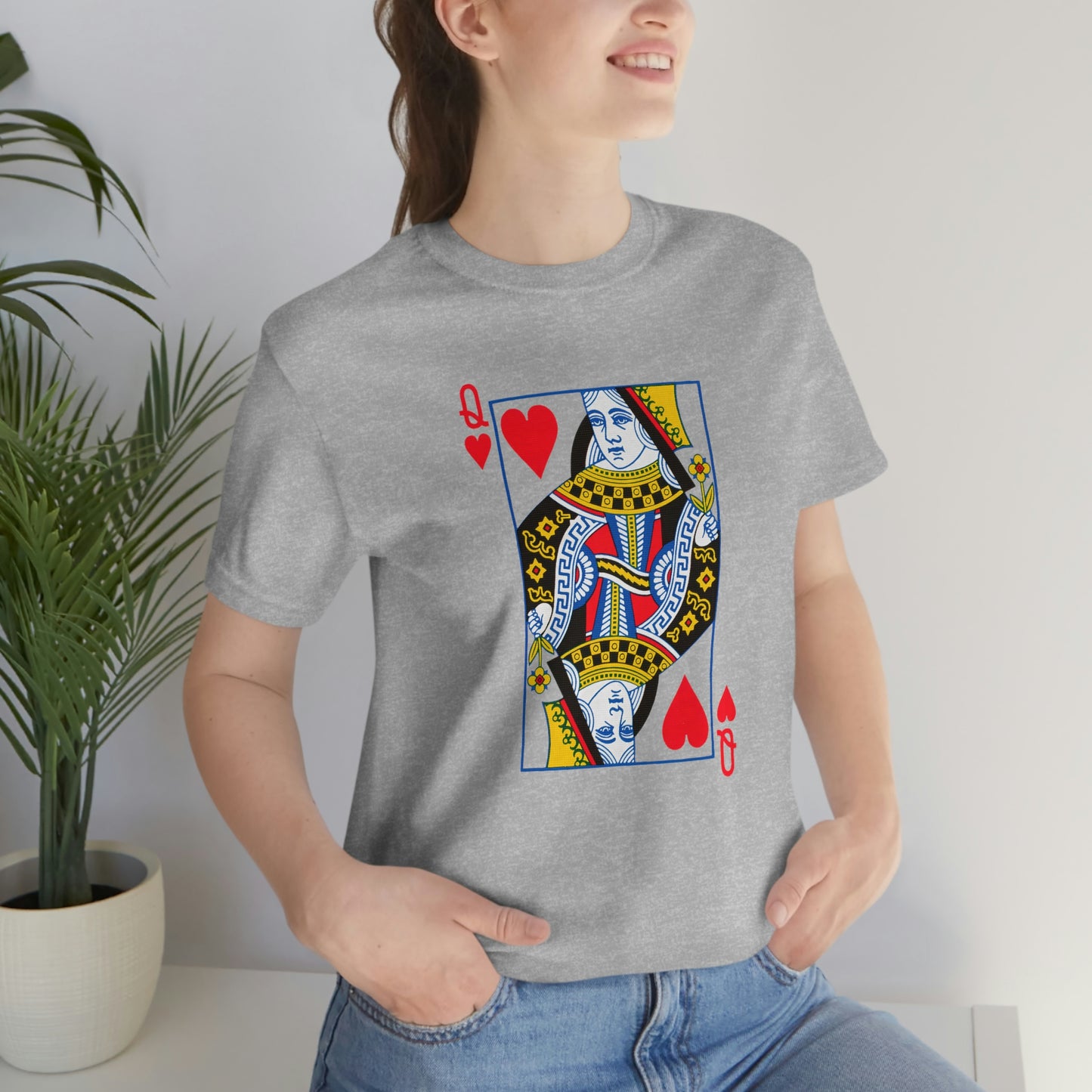 "Queen of Hearts" Unisex Jersey Short Sleeve Tee