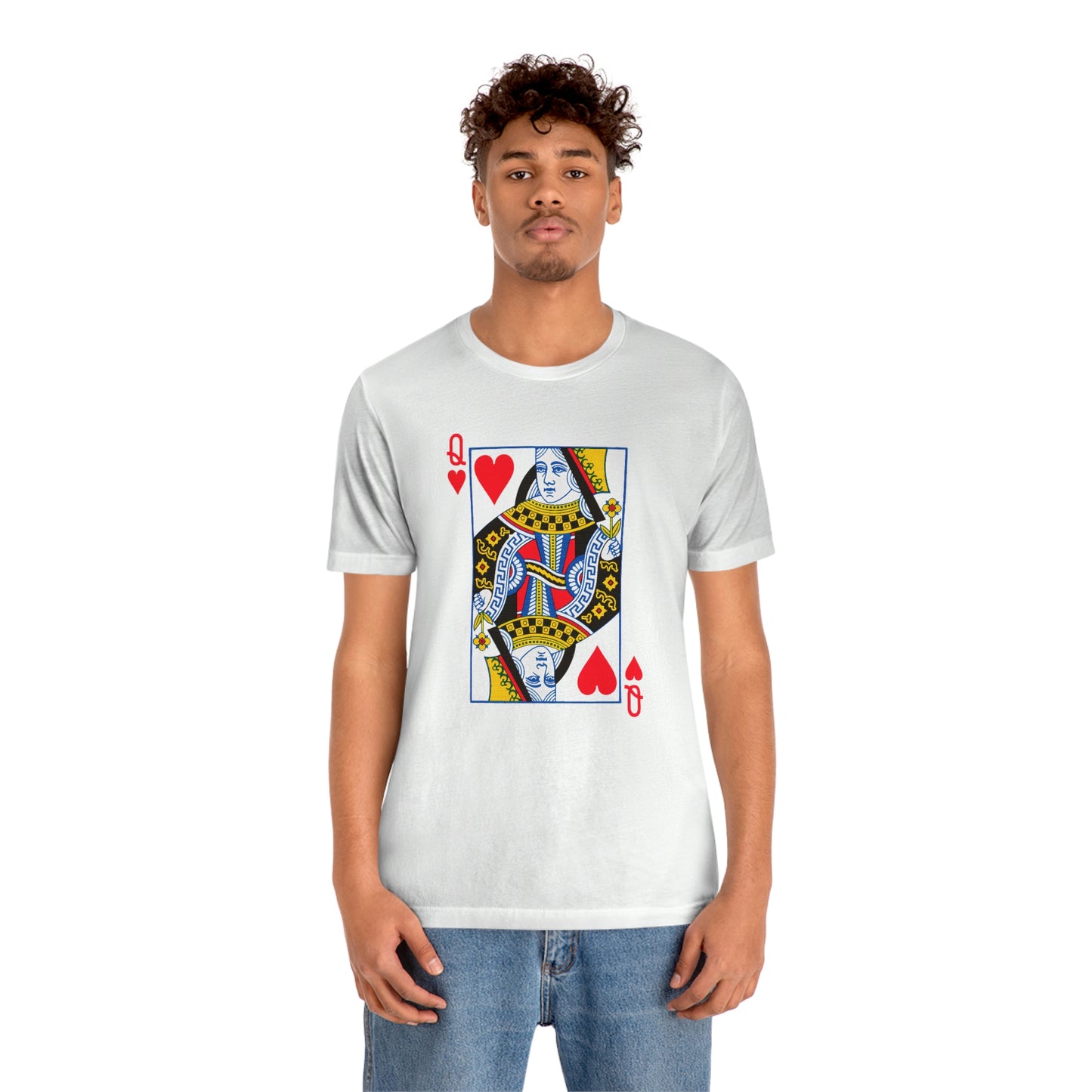 "Queen of Hearts" Unisex Jersey Short Sleeve Tee