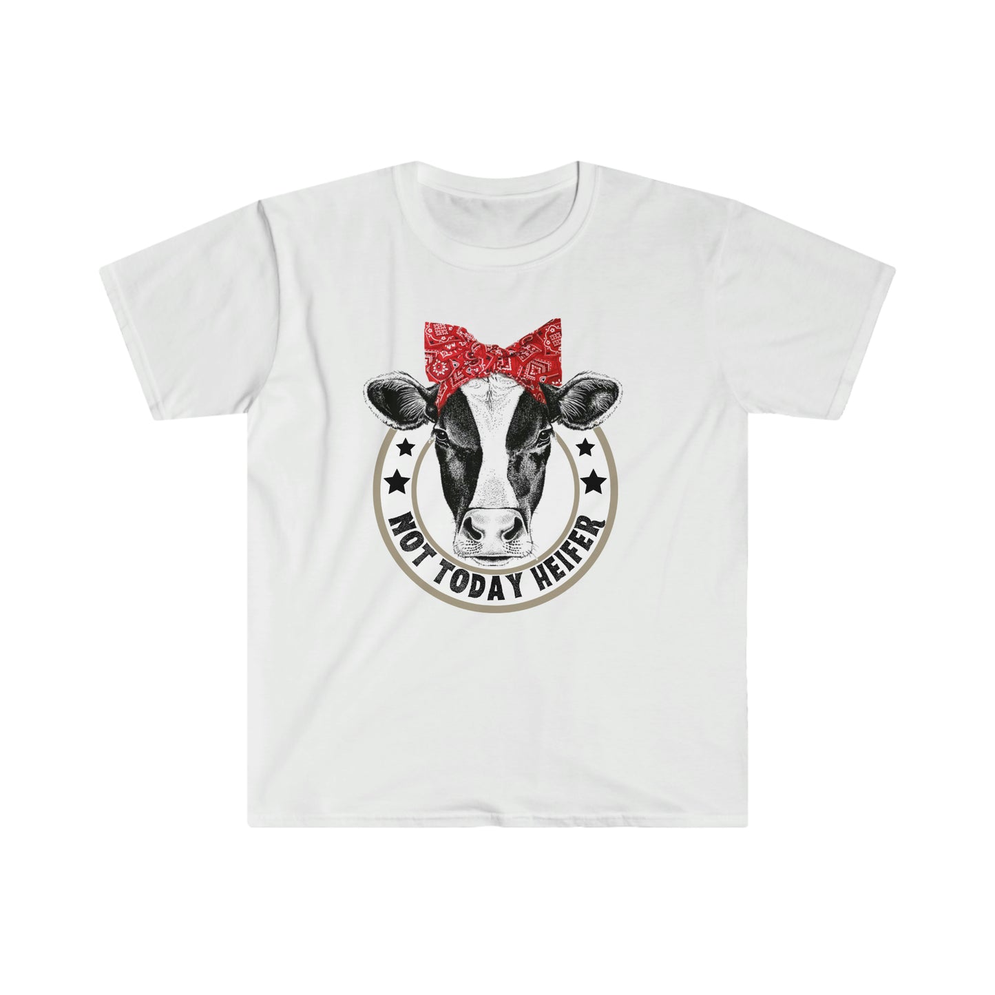 "Not Today Heifer" Unisex Softstyle T-Shirt