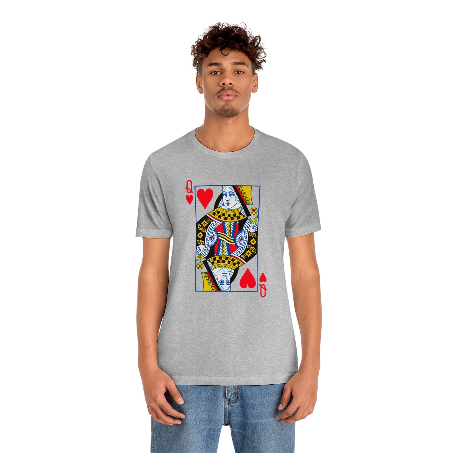 "Queen of Hearts" Unisex Jersey Short Sleeve Tee