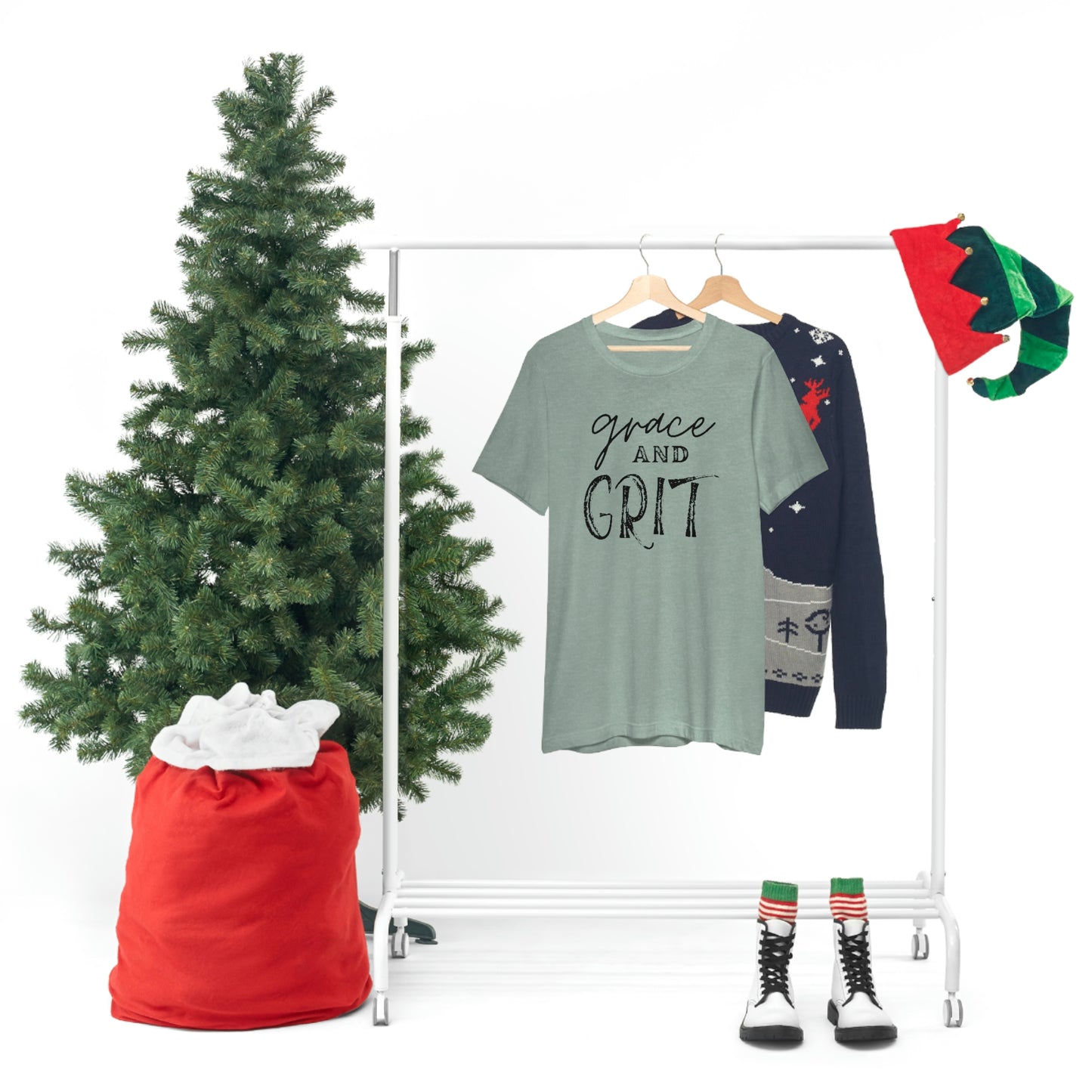 "Grace and Grit" Unisex Jersey Short Tee