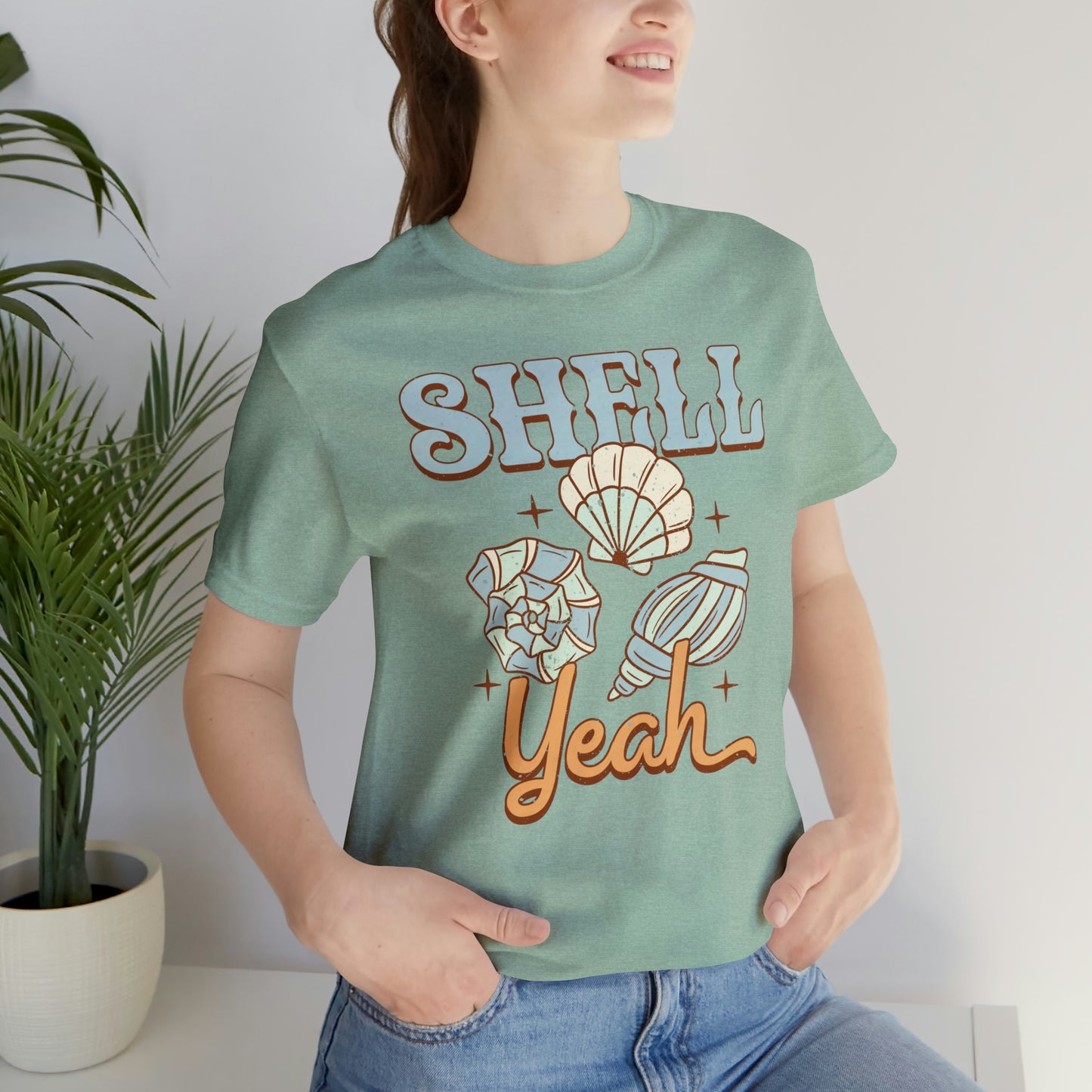 "Shell Yeah" Bella Canvas Short Sleeve Tee