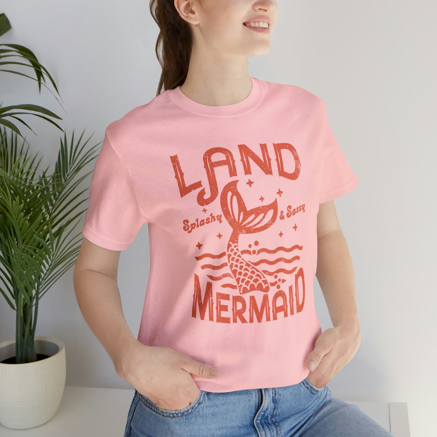 "Land Mermaid" Bella Canvas Short Sleeve Tee