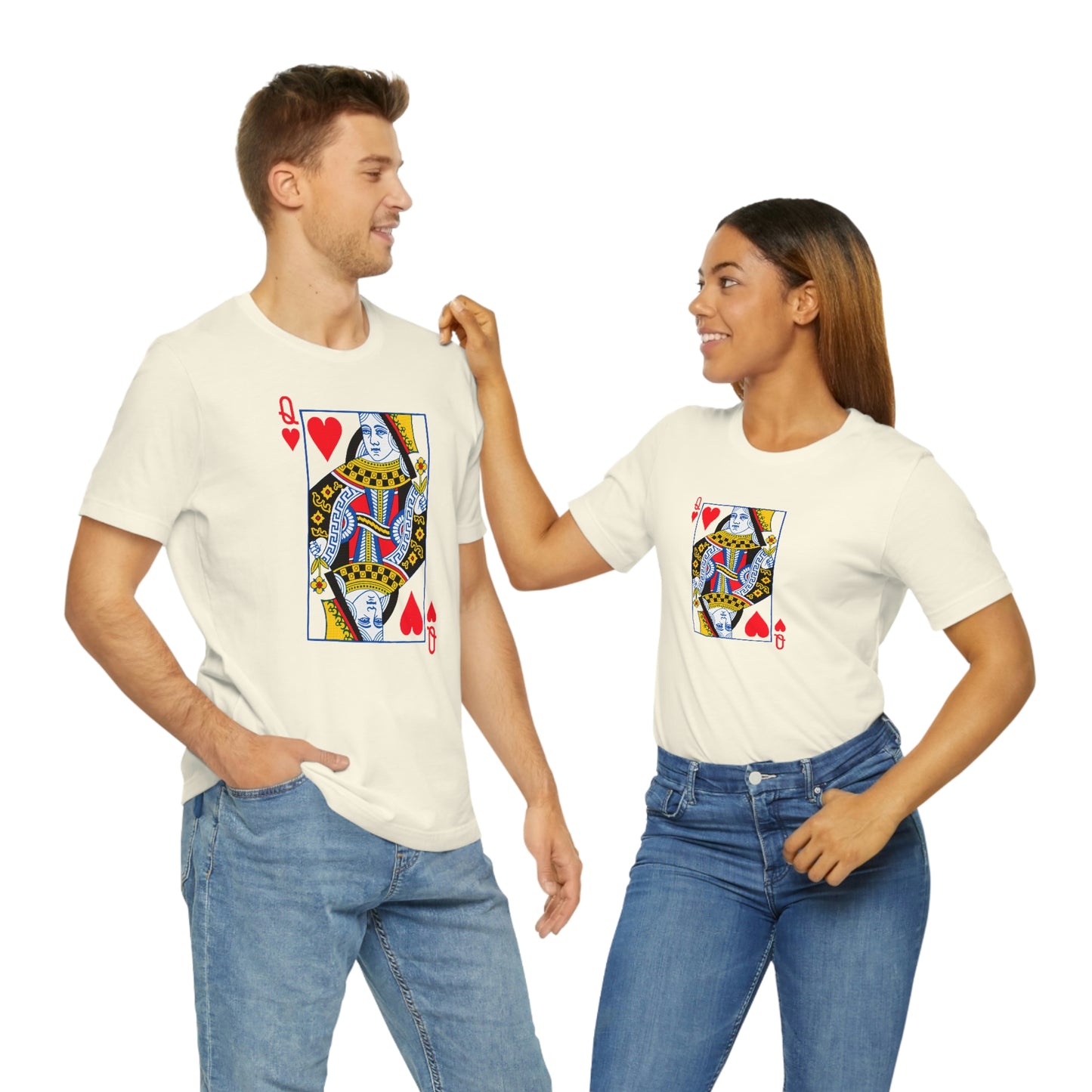 "Queen of Hearts" Unisex Jersey Short Sleeve Tee