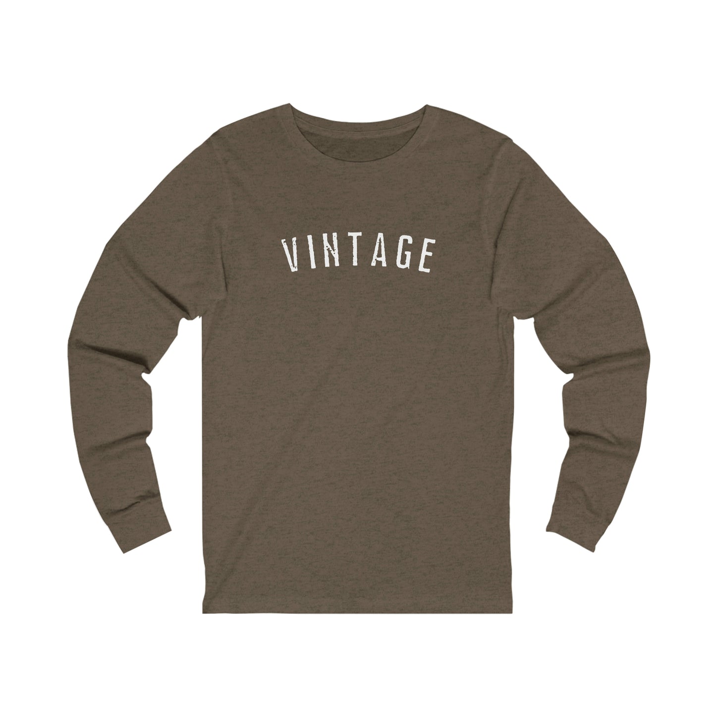"Vintage" Bella Canvas Unisex Jersey Long Sleeve Tee