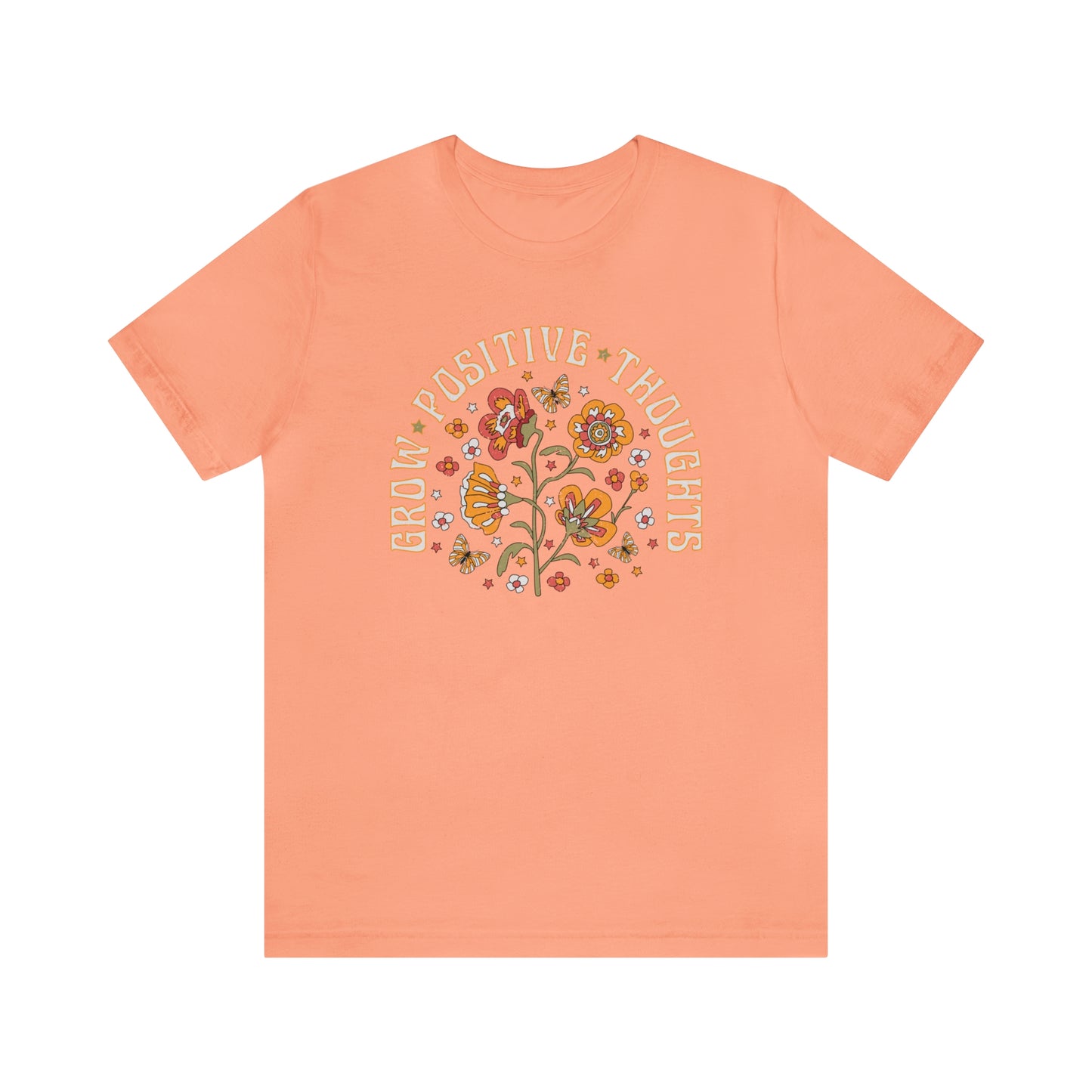 "Grow Positive Thoughts" Bella Canvas Short Sleeve Tee