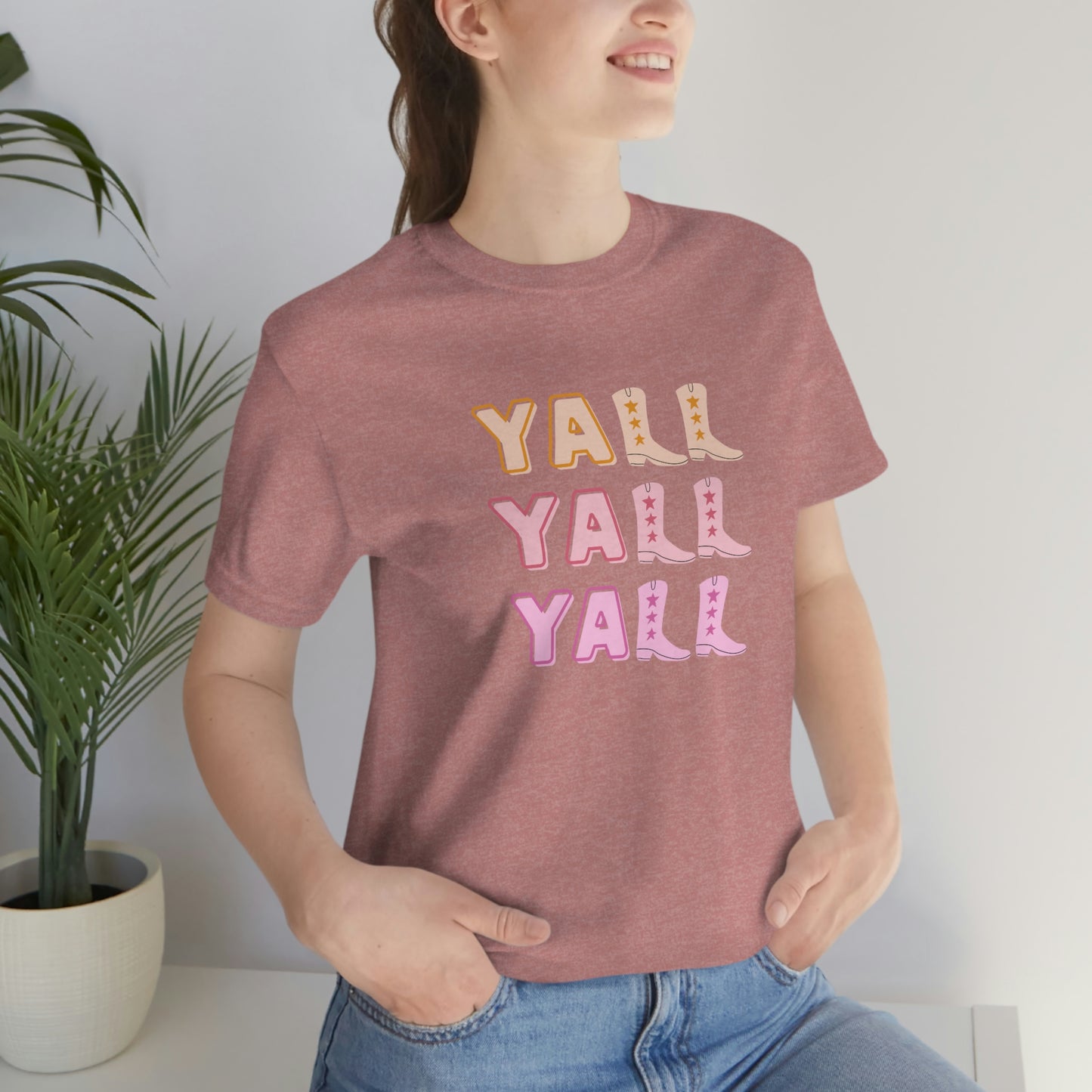 "Yall" Unisex Jersey Short Sleeve Tee