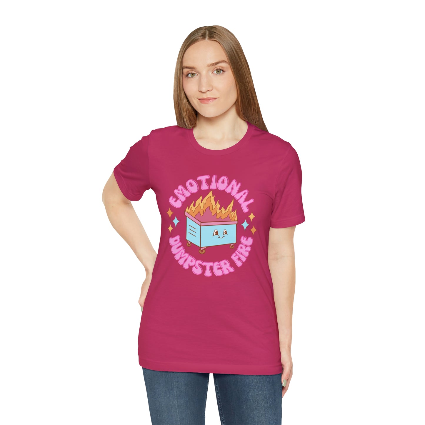 "Emotional Dumpster Fire" Bella Canvas Short Sleeve Tee