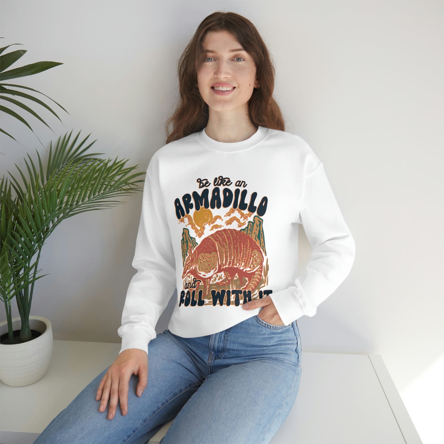 "Armadillo" Unisex Heavy Blend™ Crewneck Sweatshirt