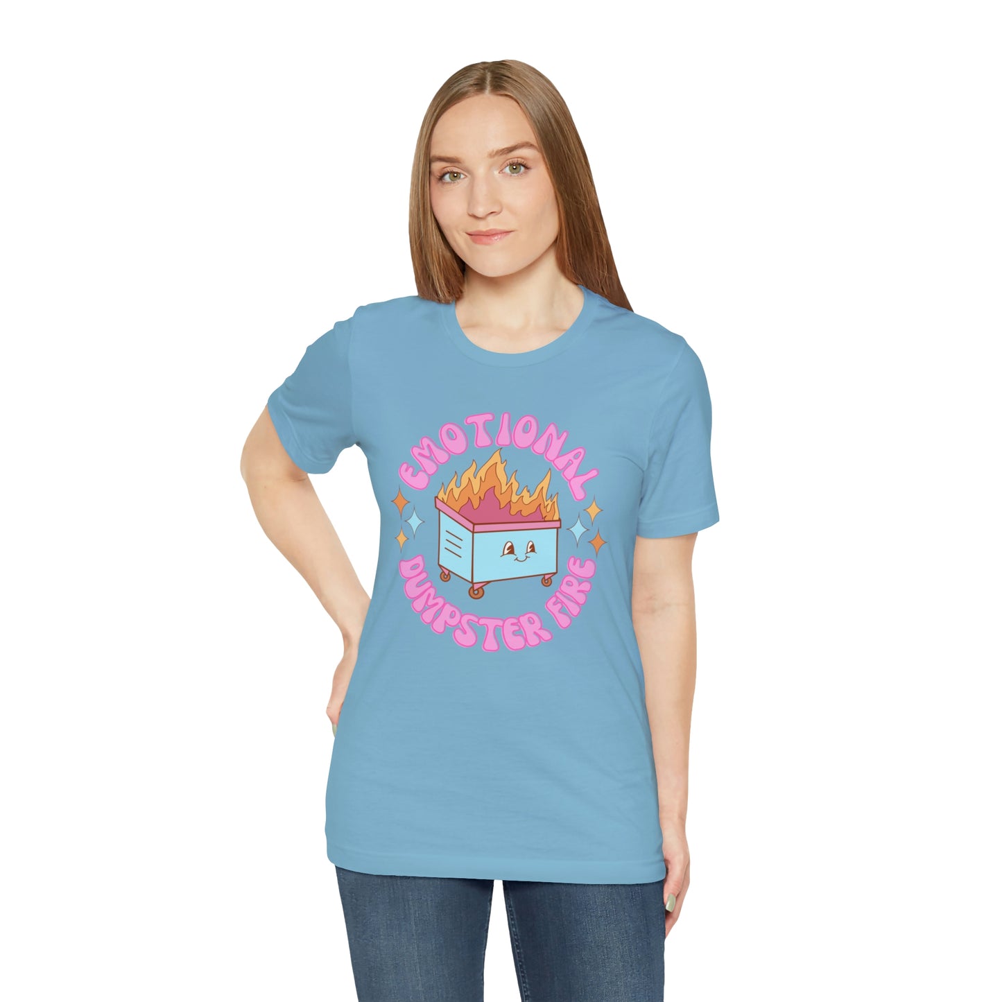 "Emotional Dumpster Fire" Bella Canvas Short Sleeve Tee