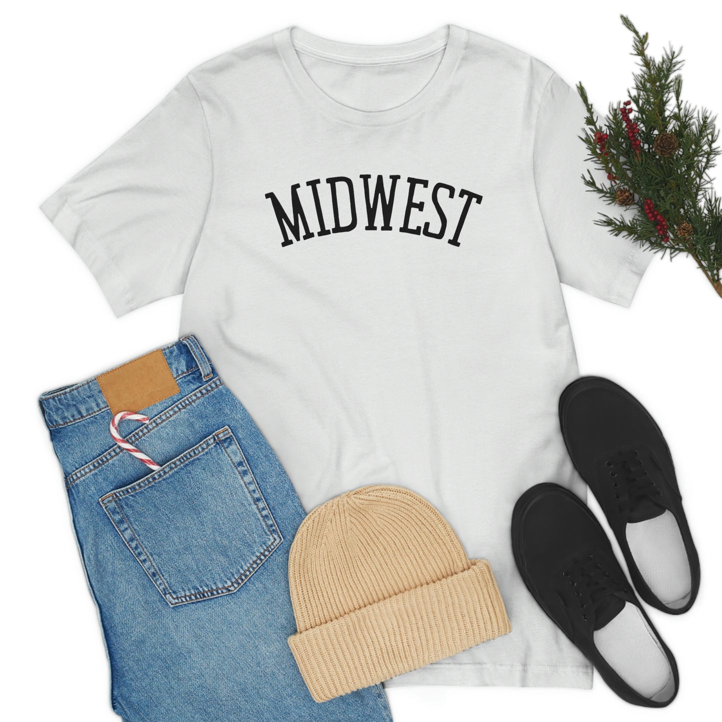 "Midwest" Unisex Jersey Short Sleeve Tee