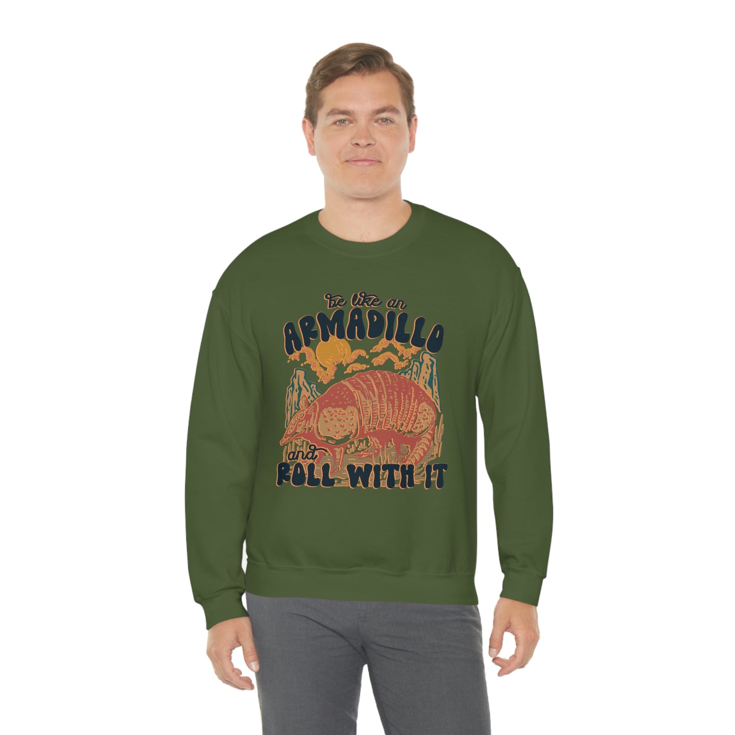 "Armadillo" Unisex Heavy Blend™ Crewneck Sweatshirt