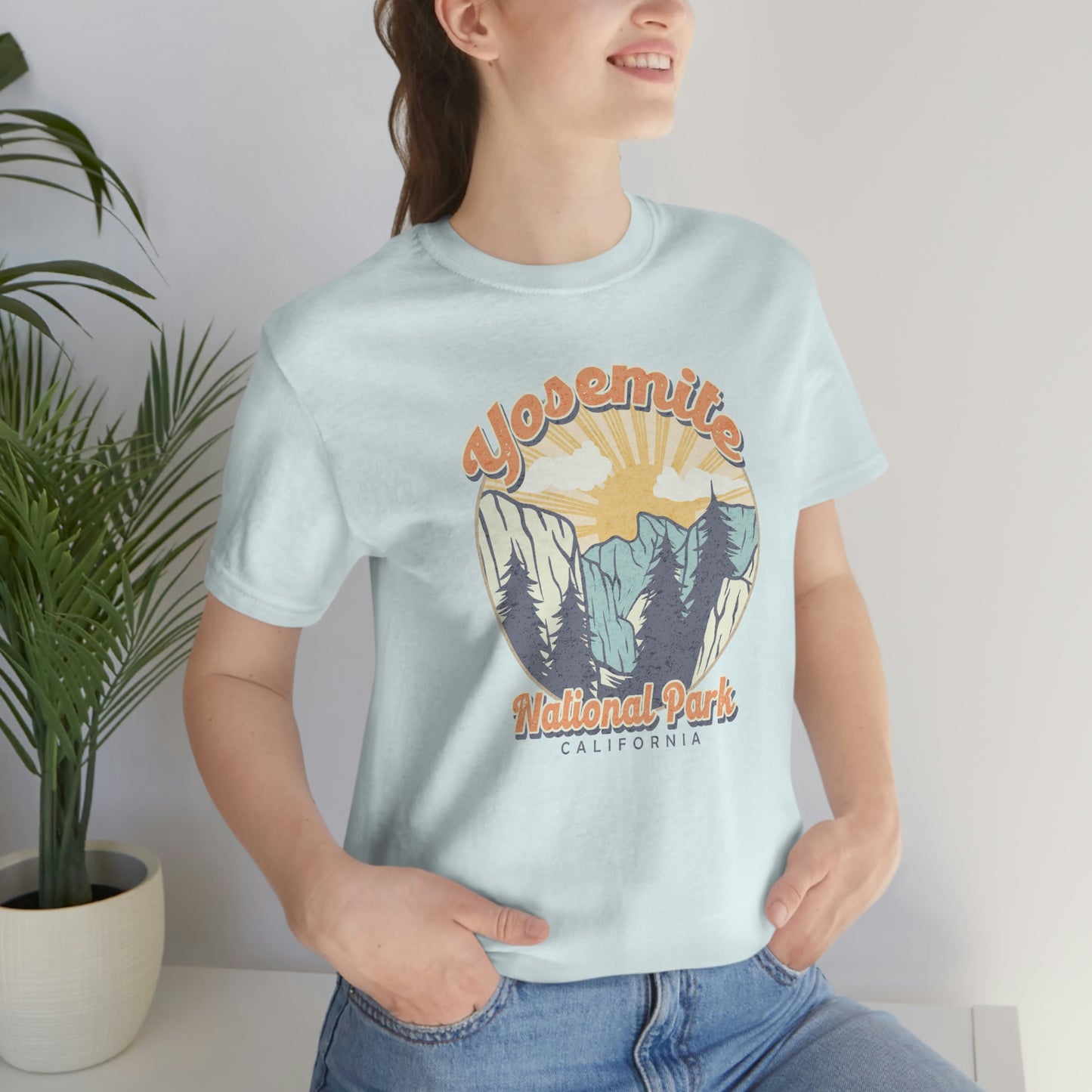 "Yosemite National Park" Bella Canvas Short Sleeve Tee