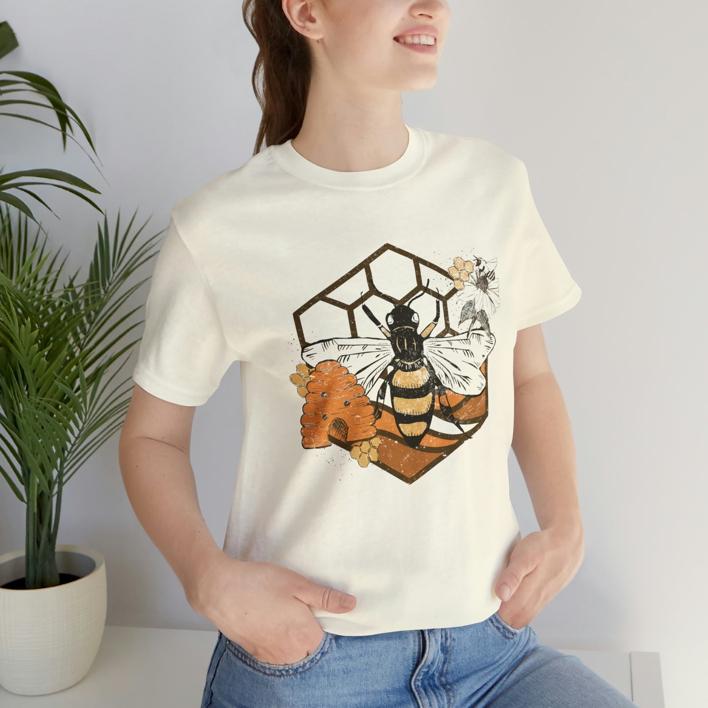 "Honey Bee" Bella Canvas Short Sleeve Tee
