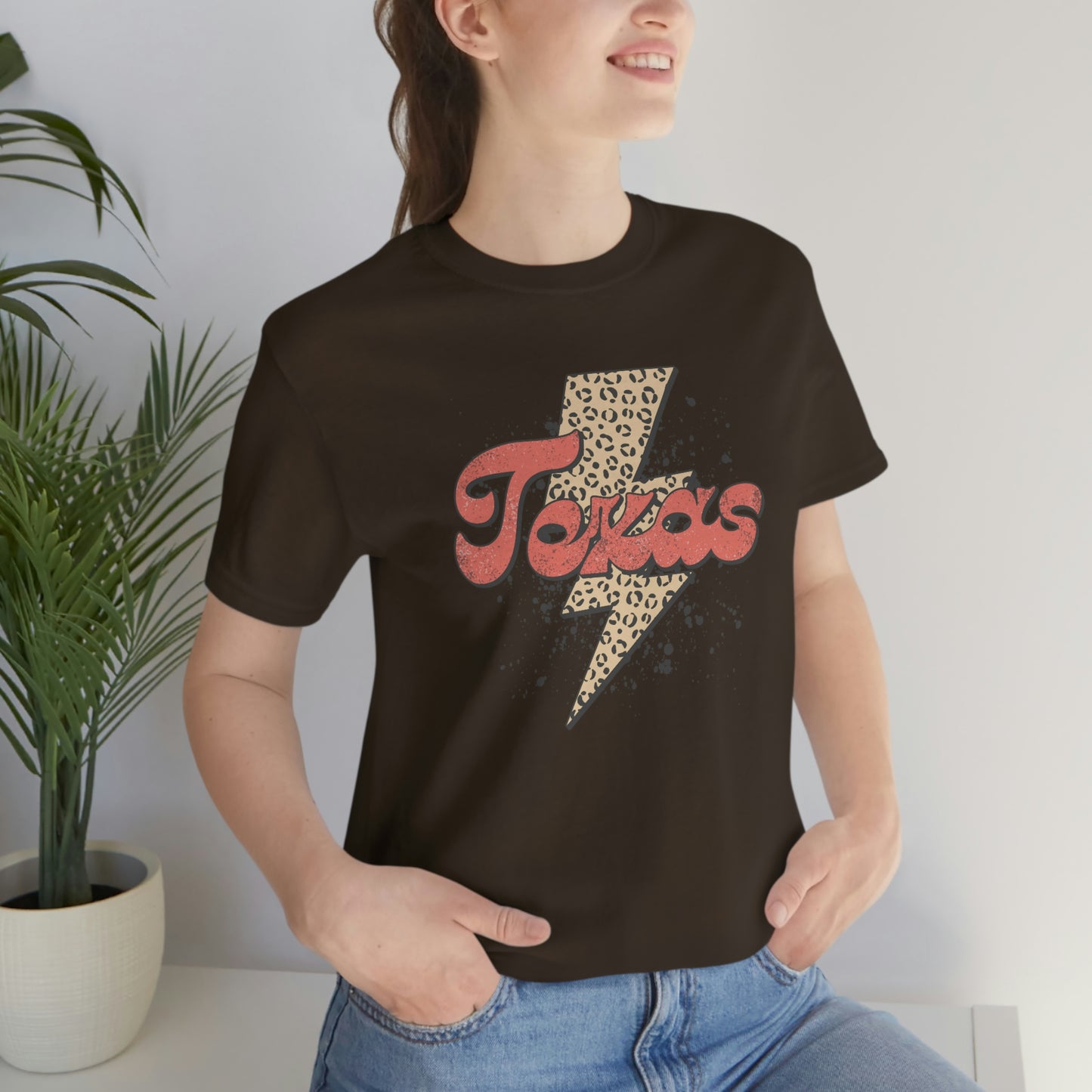 "Texas" Unisex Jersey Short Sleeve Tee (Bella Canvas 3001)