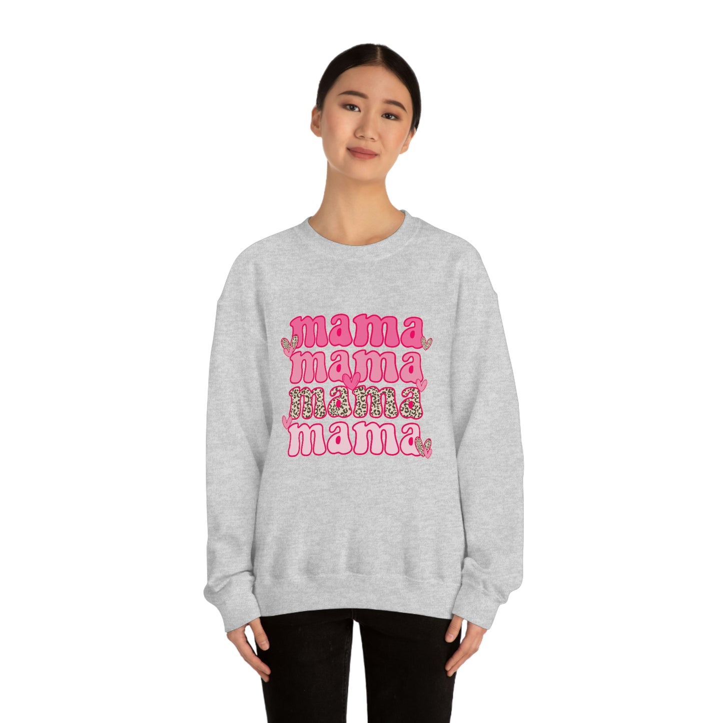"Mama" Unisex Heavy Blend™ Crewneck Sweatshirt