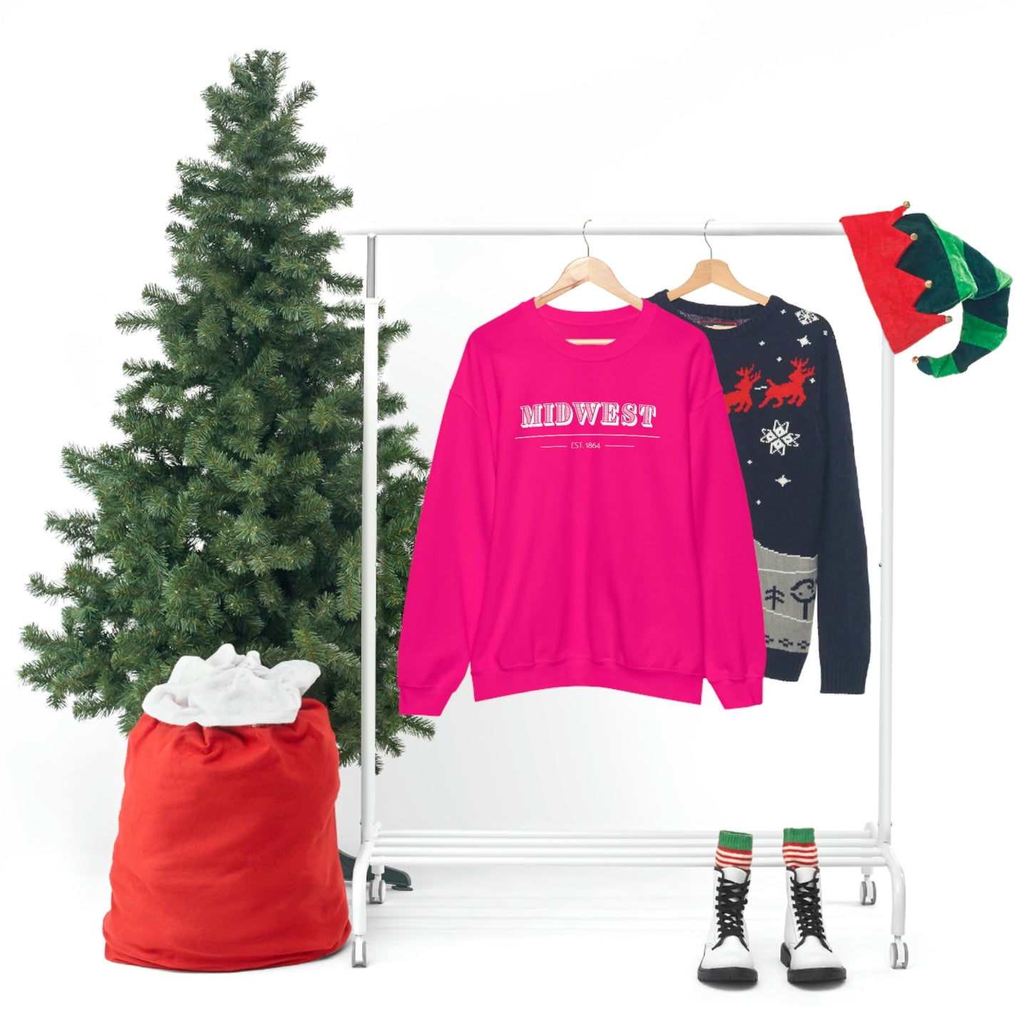 "Midwest" Unisex Heavy Blend™ Crewneck Sweatshirt