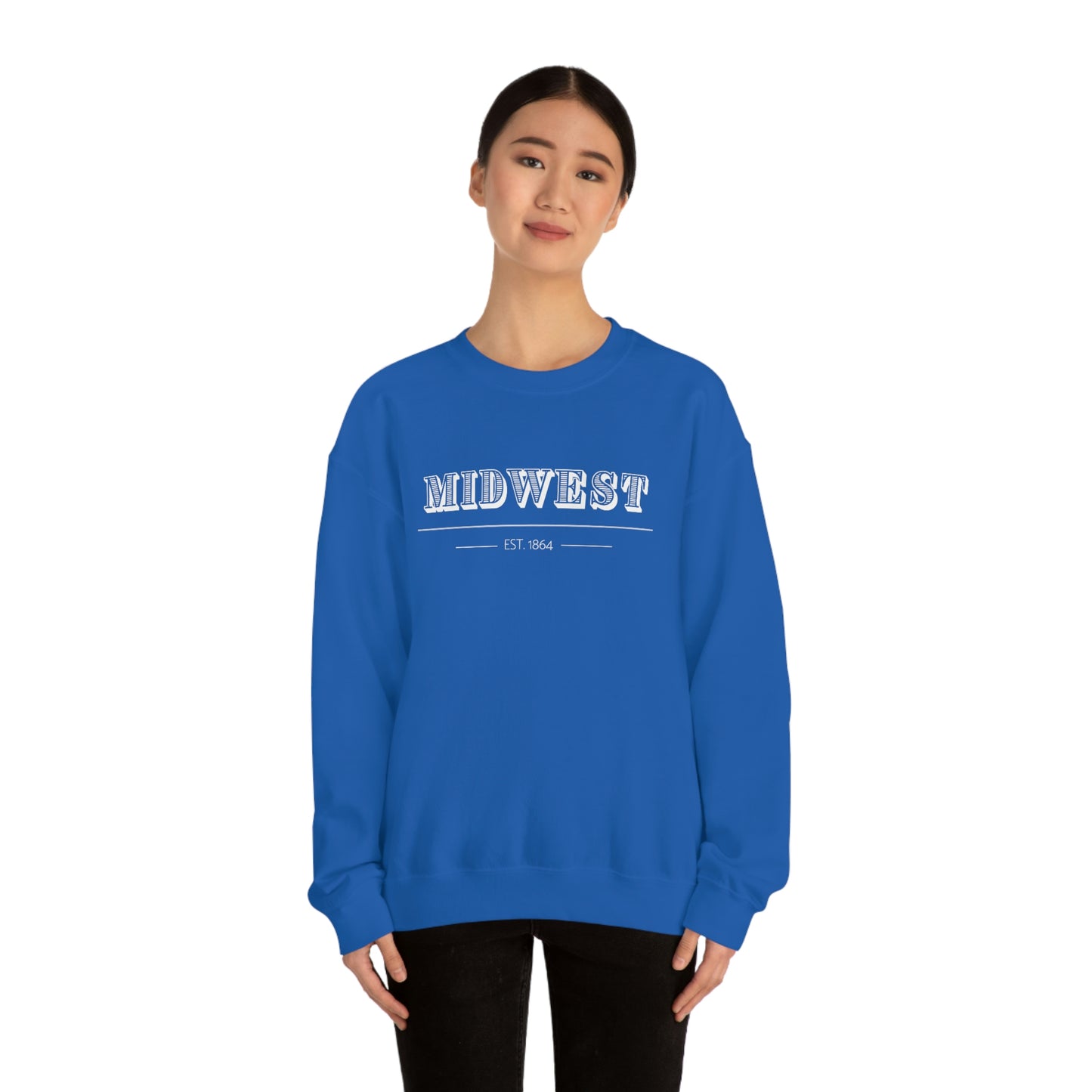 "Midwest" Unisex Heavy Blend™ Crewneck Sweatshirt