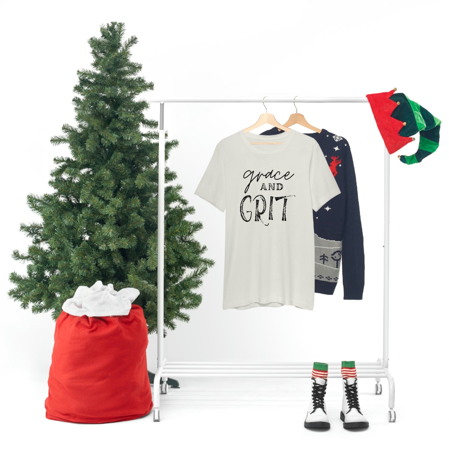 "Grace and Grit" Unisex Jersey Short Tee