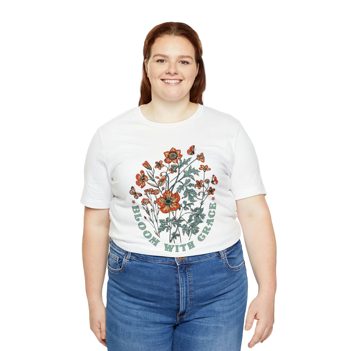 "Bloom With Grace" Bella Canvas Short Sleeve Tee