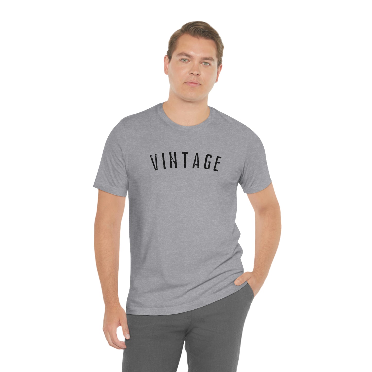 "Vintage" Bella Canvas Unisex Jersey Short Sleeve Tee