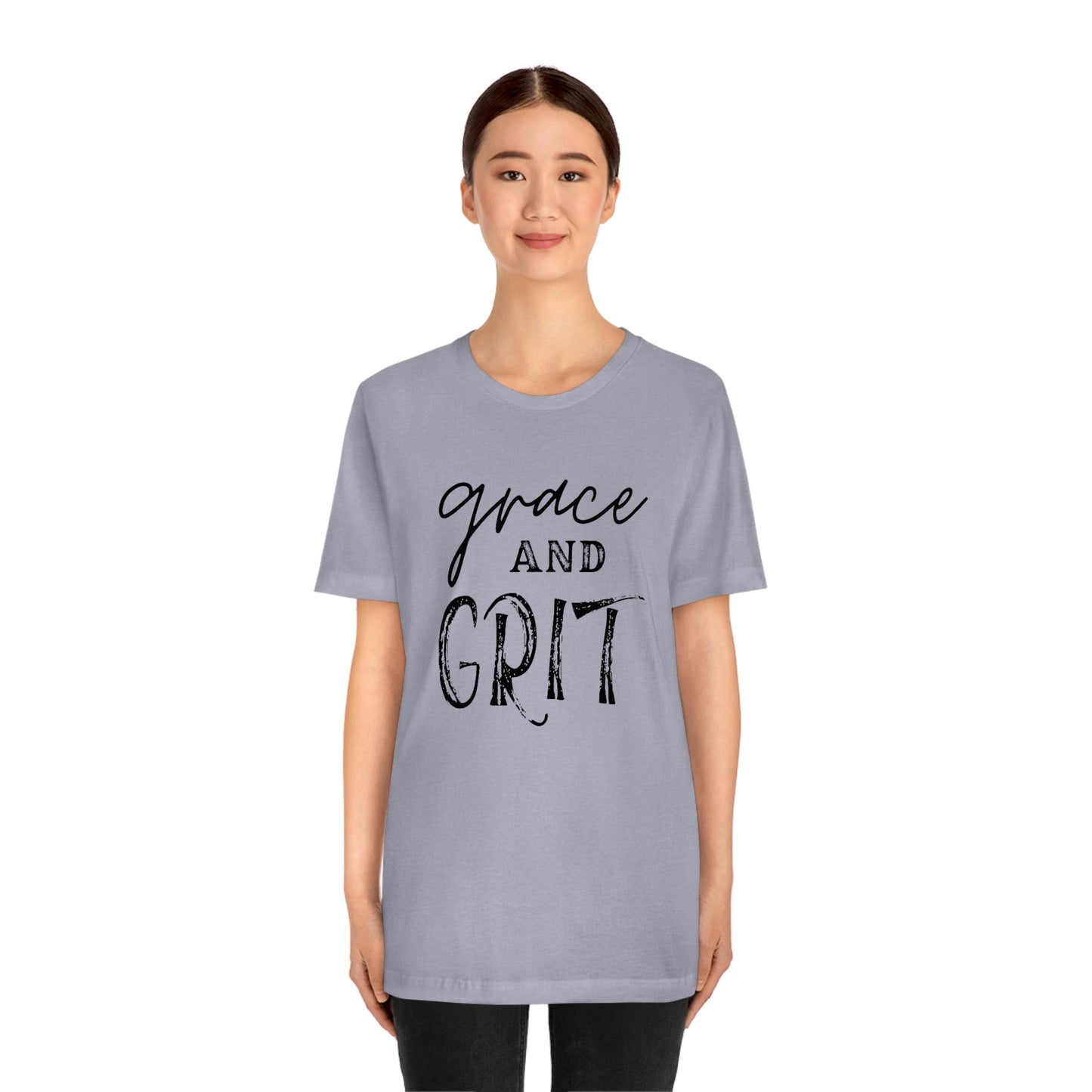 "Grace and Grit" Unisex Jersey Short Tee