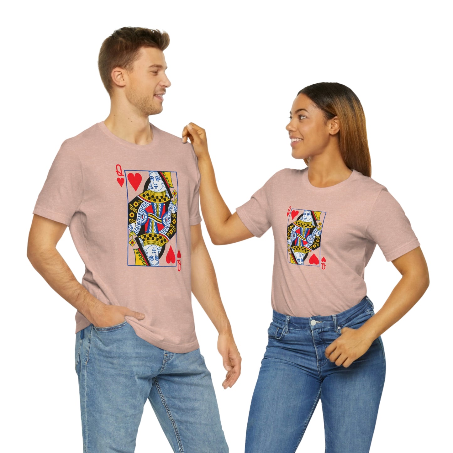 "Queen of Hearts" Unisex Jersey Short Sleeve Tee