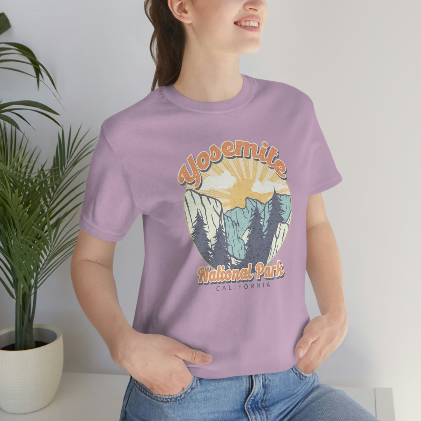 "Yosemite National Park" Bella Canvas Short Sleeve Tee