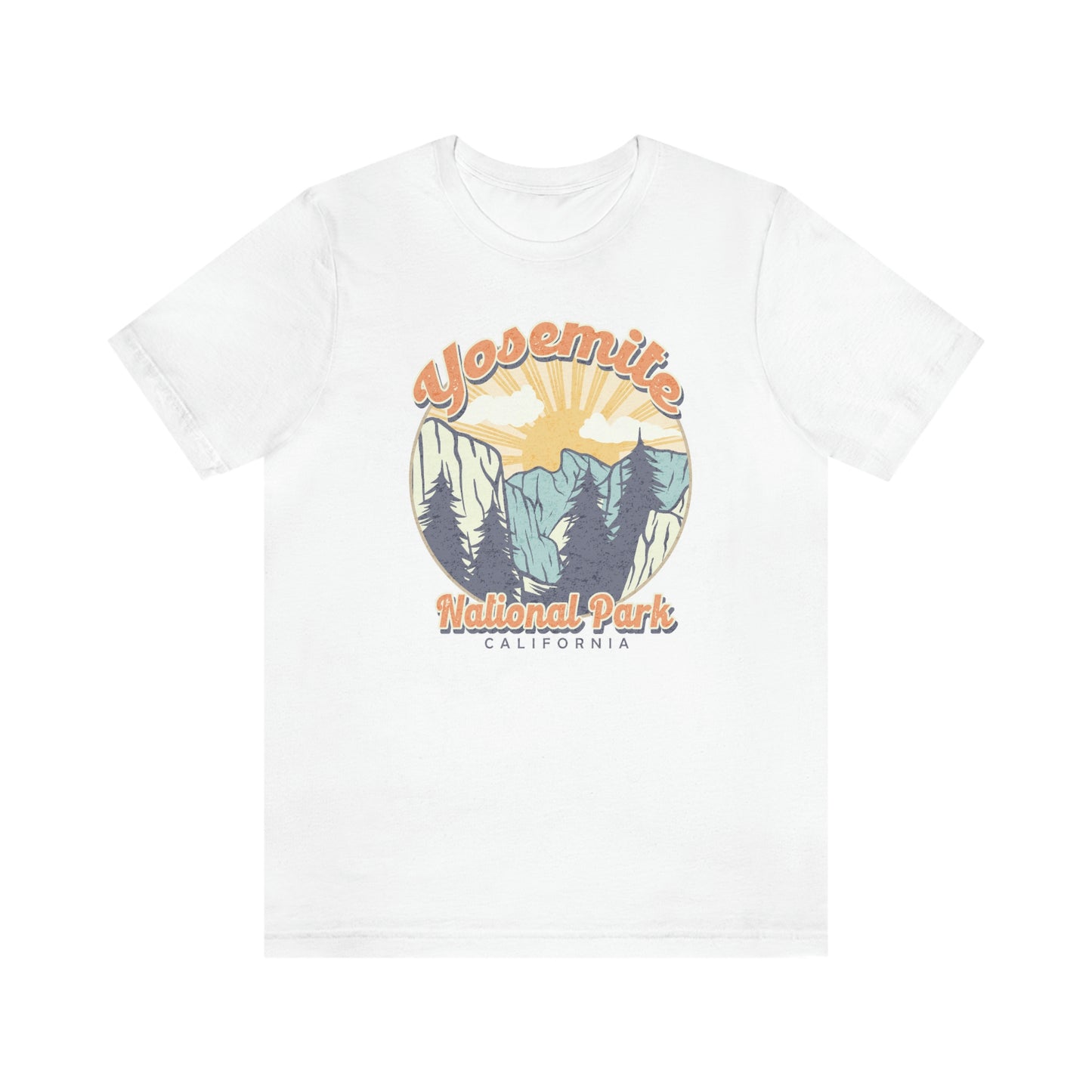 "Yosemite National Park" Bella Canvas Short Sleeve Tee
