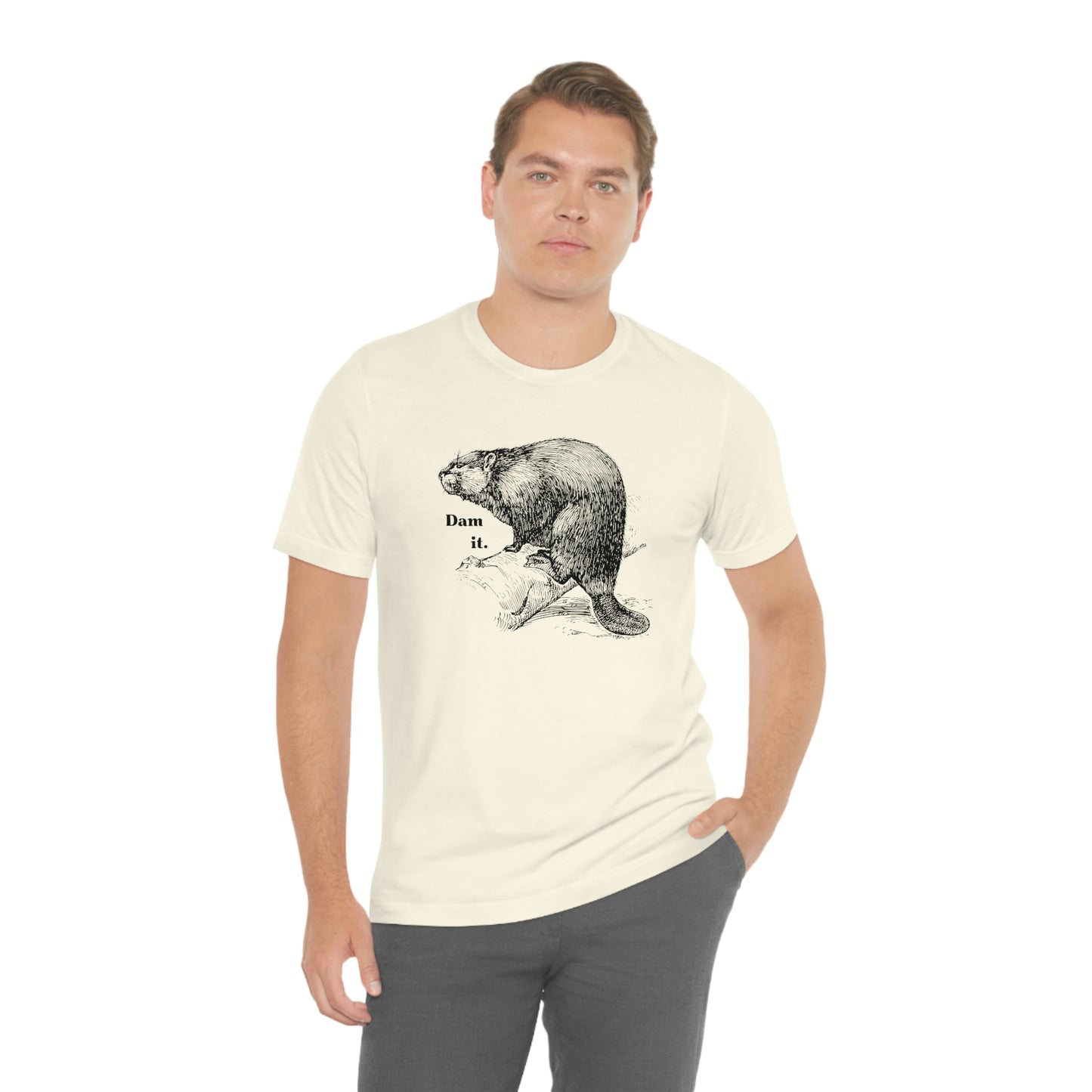"Dam it" Bella Canvas Graphic Short Sleeve Tee