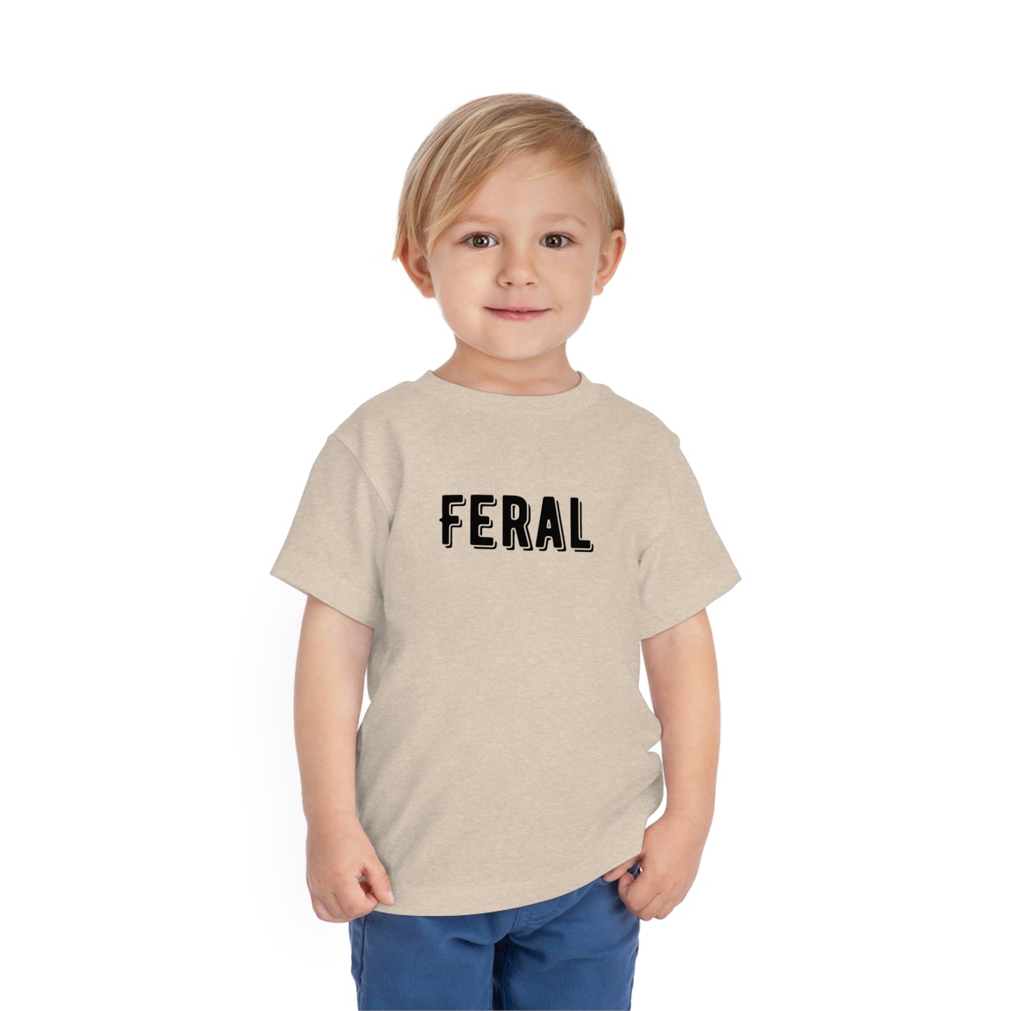 "Feral" Toddler Short Sleeve Tee (2T-5T)