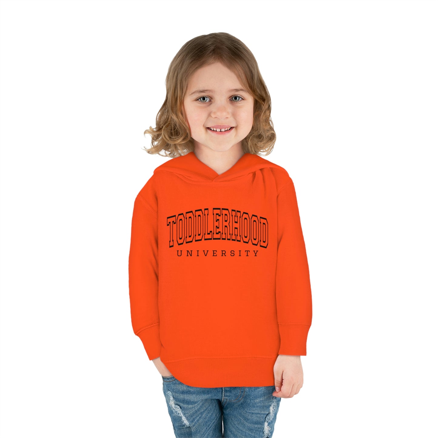 "Toddlerhood University" Toddler Pullover Fleece Hoodie (2T-6T)