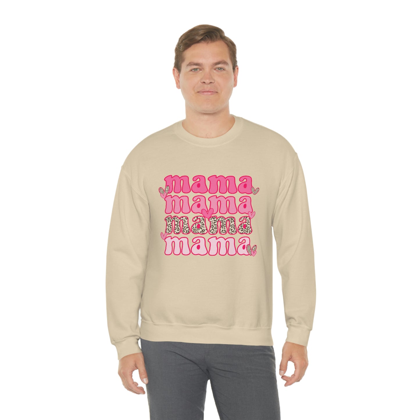 "Mama" Unisex Heavy Blend™ Crewneck Sweatshirt